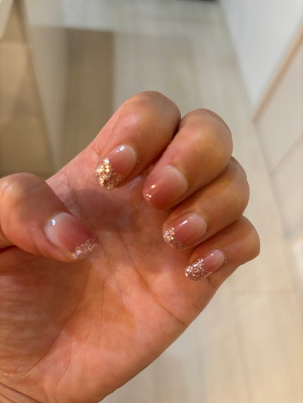 ちゃんまぃ on LIPS 「今日のネイルはこれで決まりっ💅💖まさかのセルフでこのクオリティ..」(10枚目)