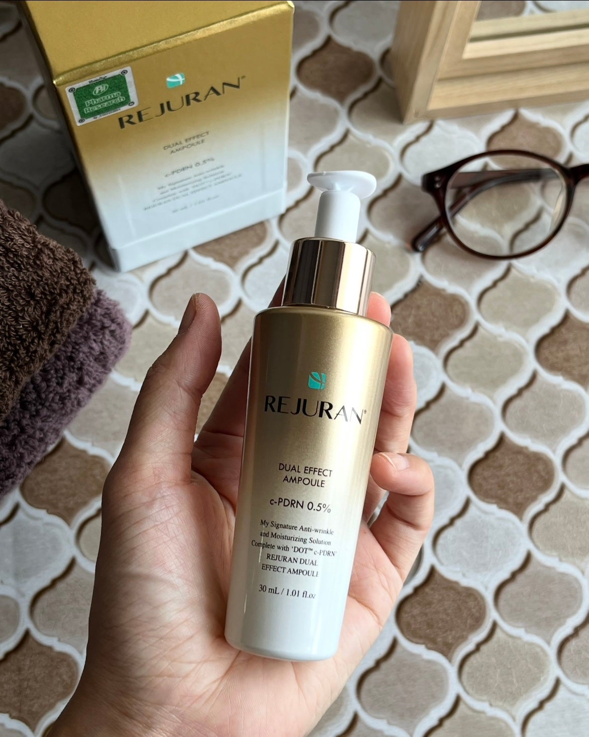 REJURAN デュアルエフェクトアンプル 30ml/REJURAN COSMETICS/美容液を使ったクチコミ(3枚目)