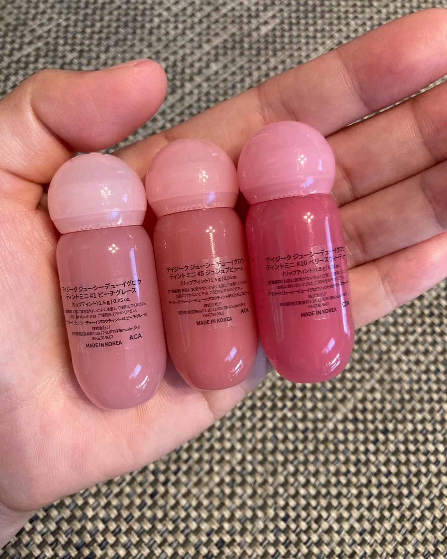 ジューシーデューイグロウティント/dasique/リップティントを使ったクチコミ(2枚目)