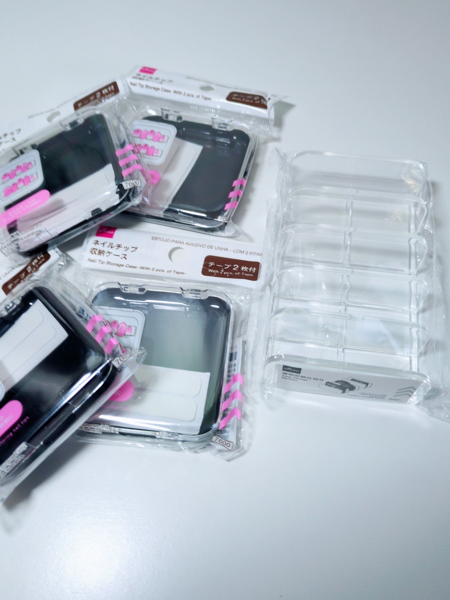 ネイルチップ収納ケース/DAISO/ネイル用品を使ったクチコミ（1枚目）
