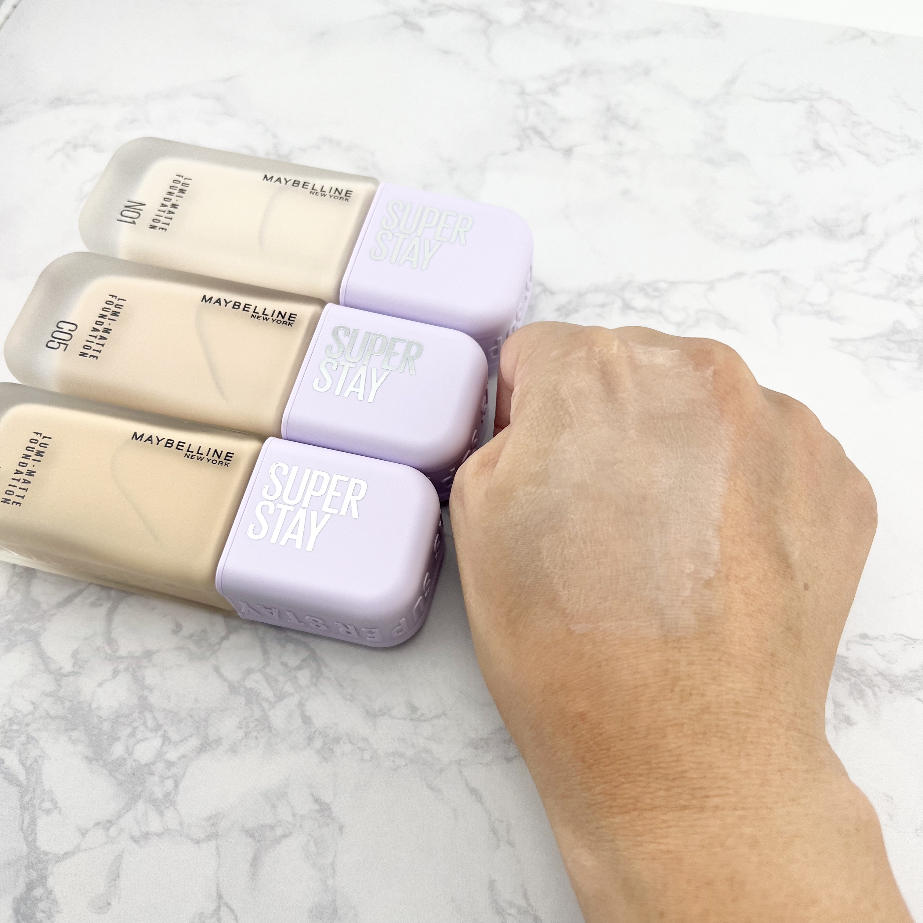 SPステイ ルミマット リキッド ファンデーション/MAYBELLINE NEW YORK/リキッドファンデーションを使ったクチコミ（2枚目）