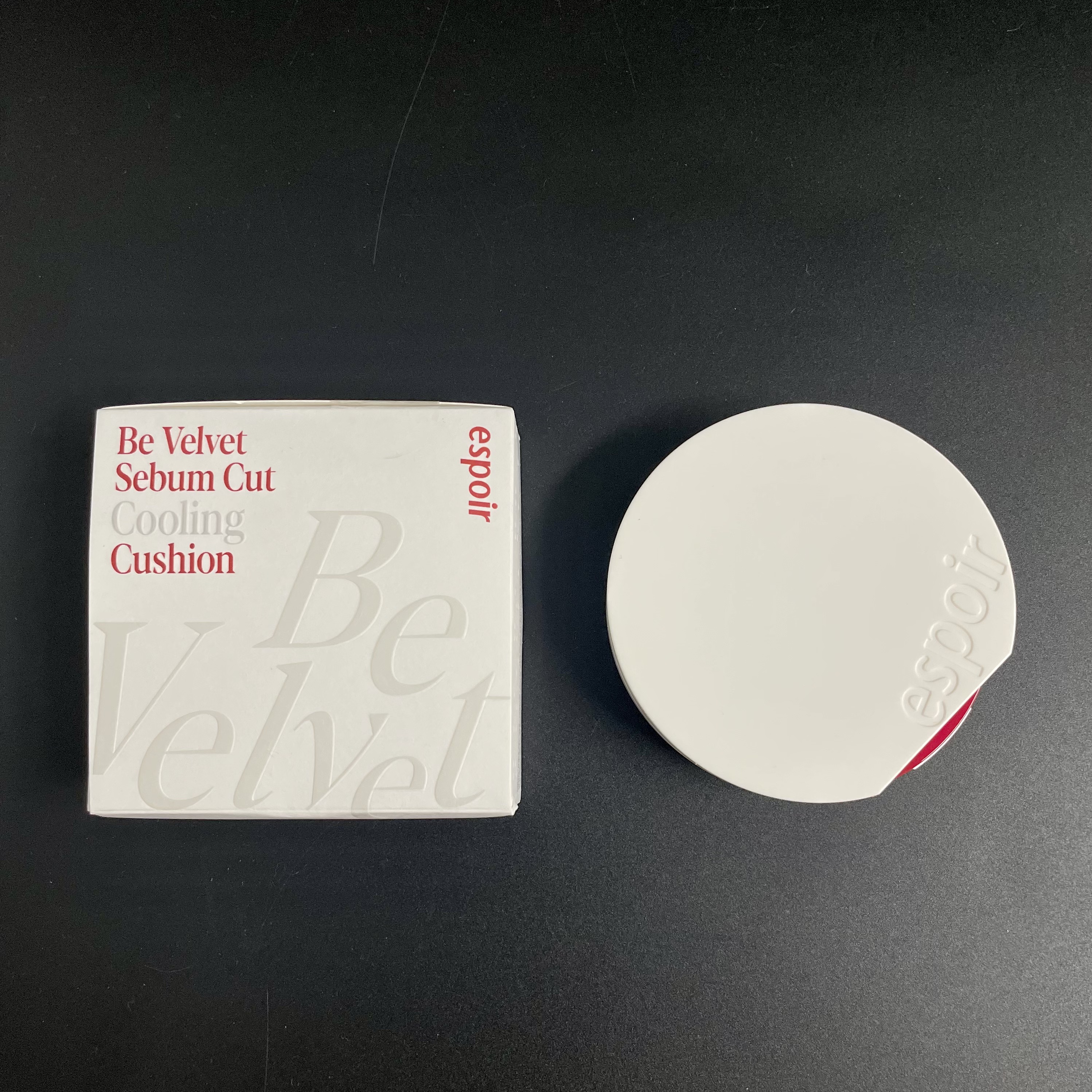 ビーベルベット セバムカットクッション/espoir/プレストパウダーを使ったクチコミ（1枚目）