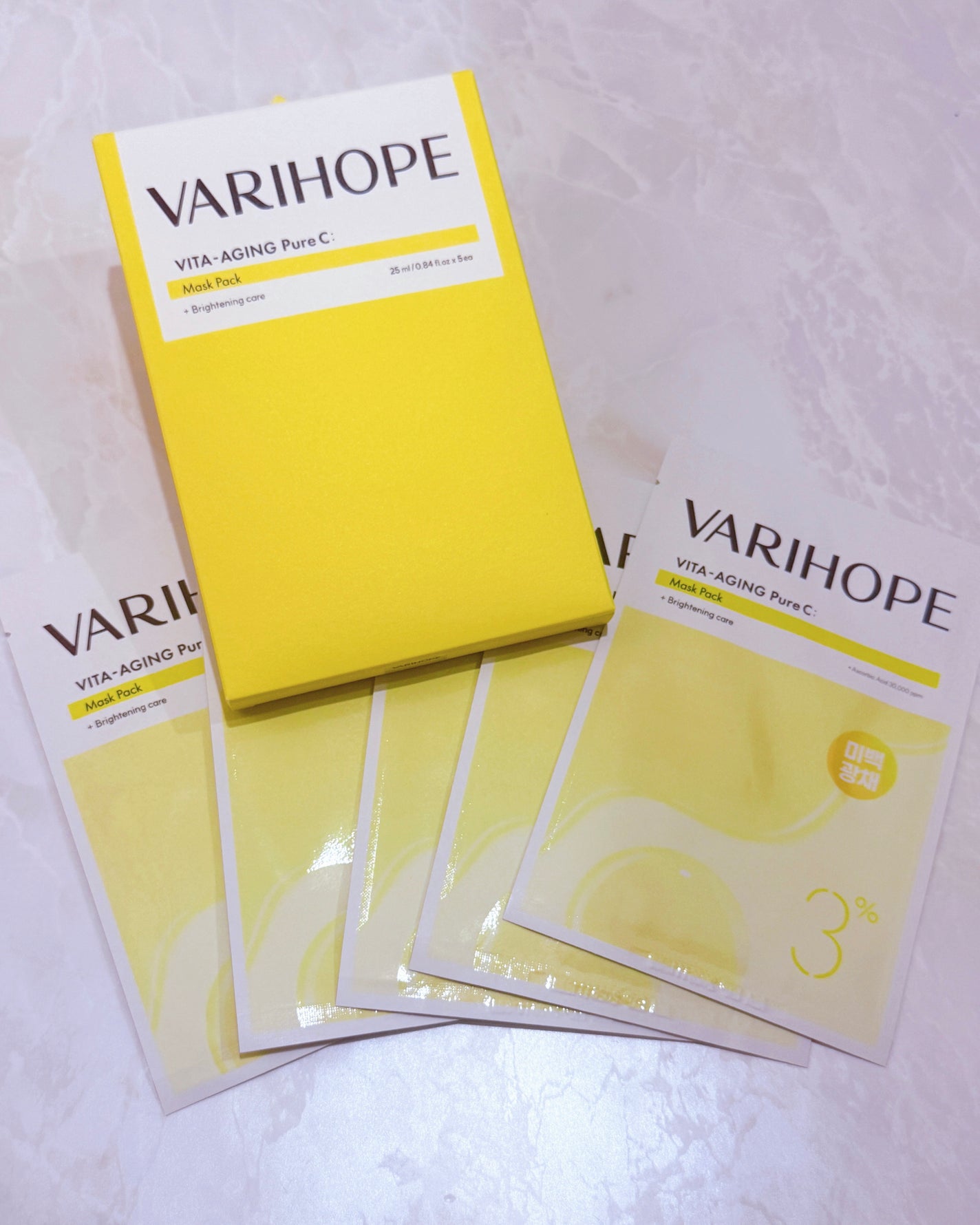 第2世代 ビタエイジングピュアCマスクパック/VARI:HOPE/シートマスク・パックを使ったクチコミ(6枚目)