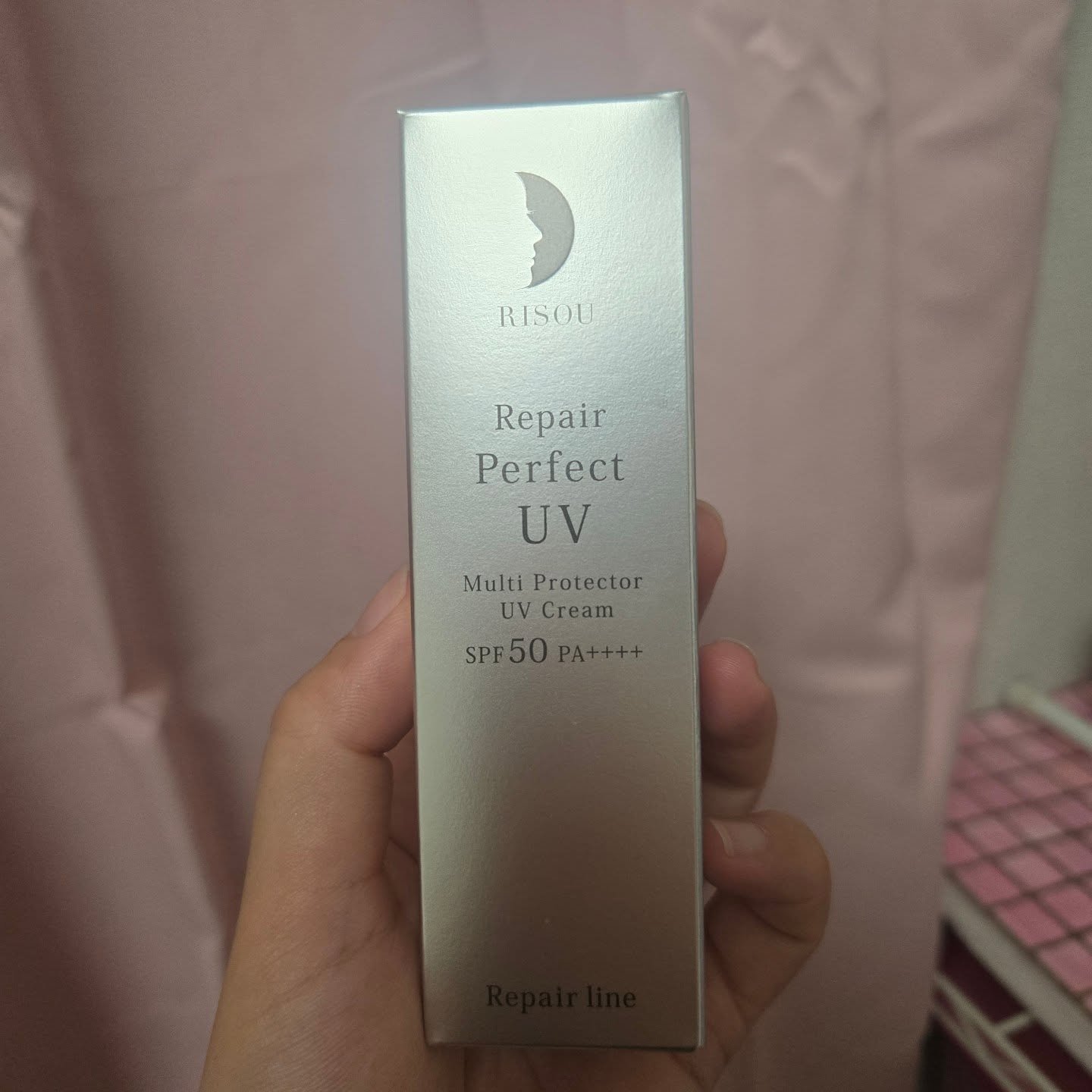 リソウ リペア パーフェクトUVクリーム/リソウコーポレーション/日焼け止めクリームを使ったクチコミ（1枚目）
