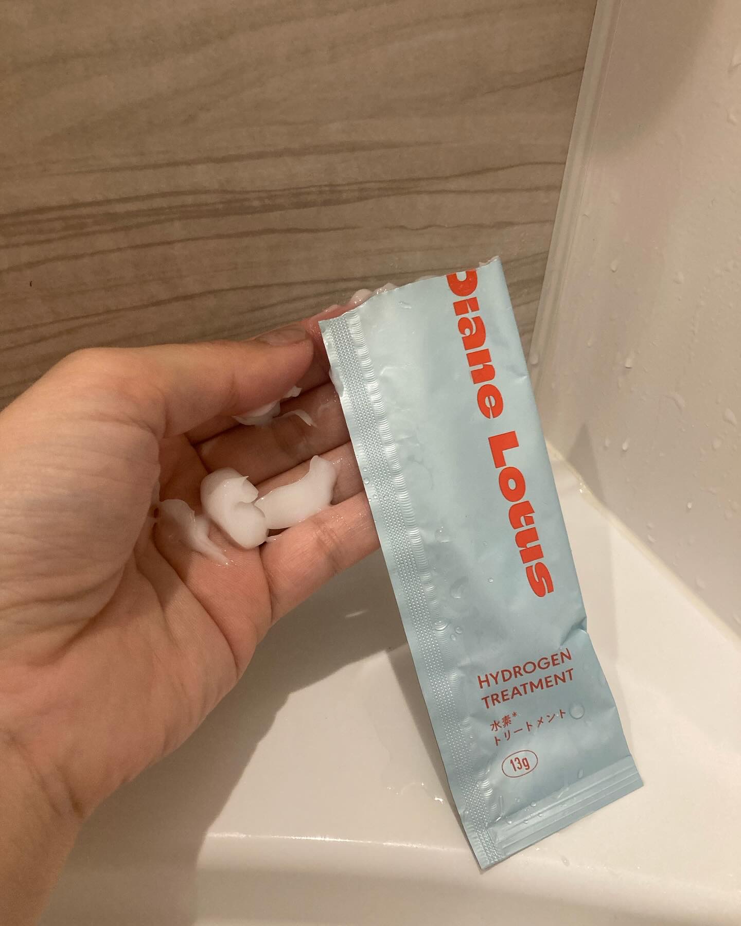 ロータス 水素トリートメント ティー＆シトラスの香り/ダイアン/洗い流すヘアトリートメントを使ったクチコミ（3枚目）
