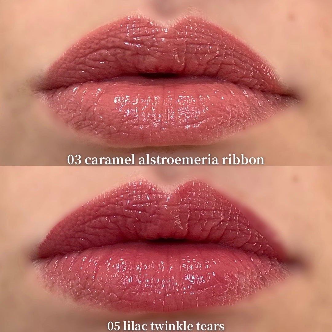 リップラッカー ブルーミングガーランド/JILL STUART/口紅を使ったクチコミ(3枚目)