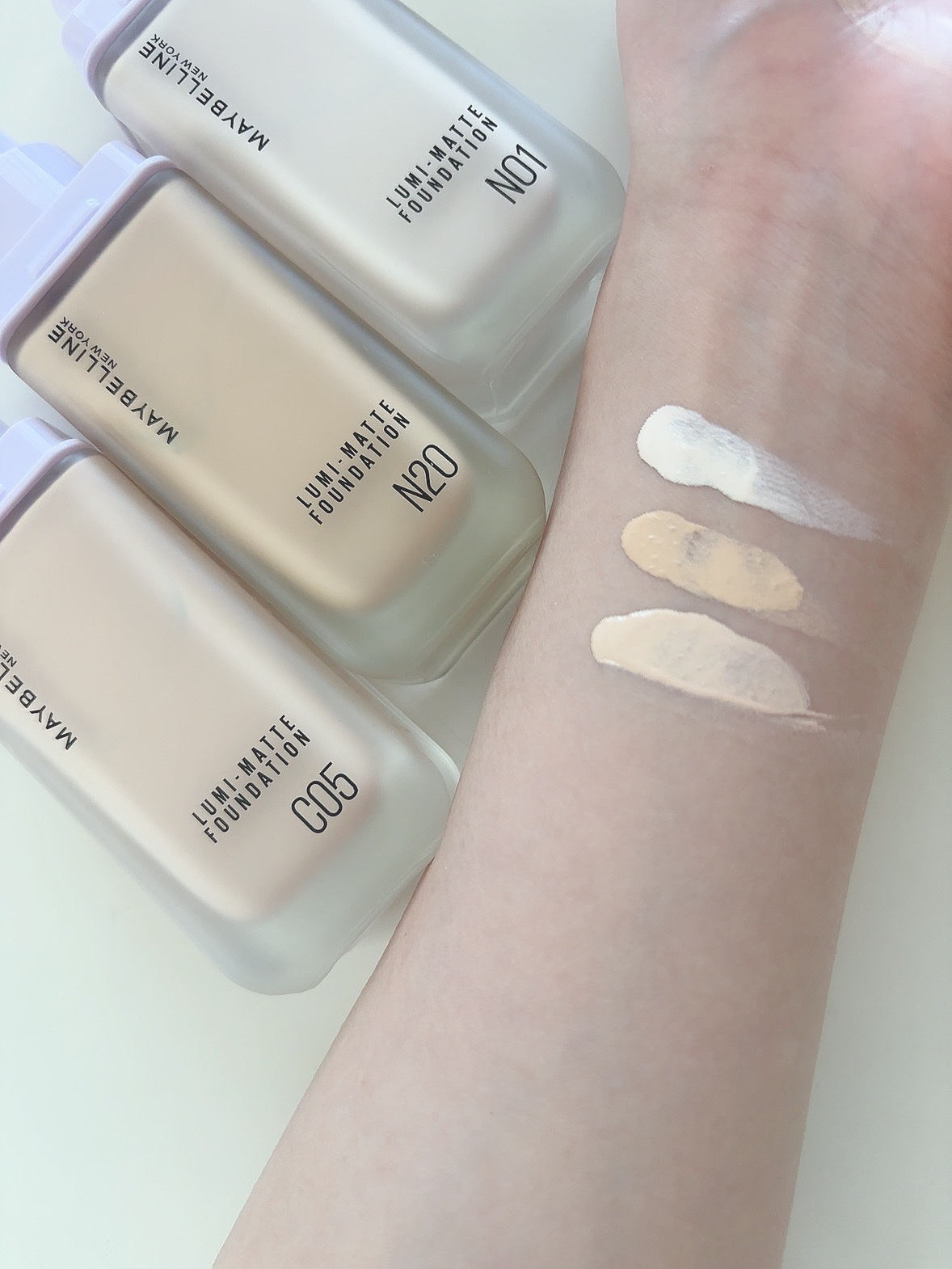 SPステイ ルミマット リキッド ファンデーション/MAYBELLINE NEW YORK/リキッドファンデーションを使ったクチコミ（2枚目）