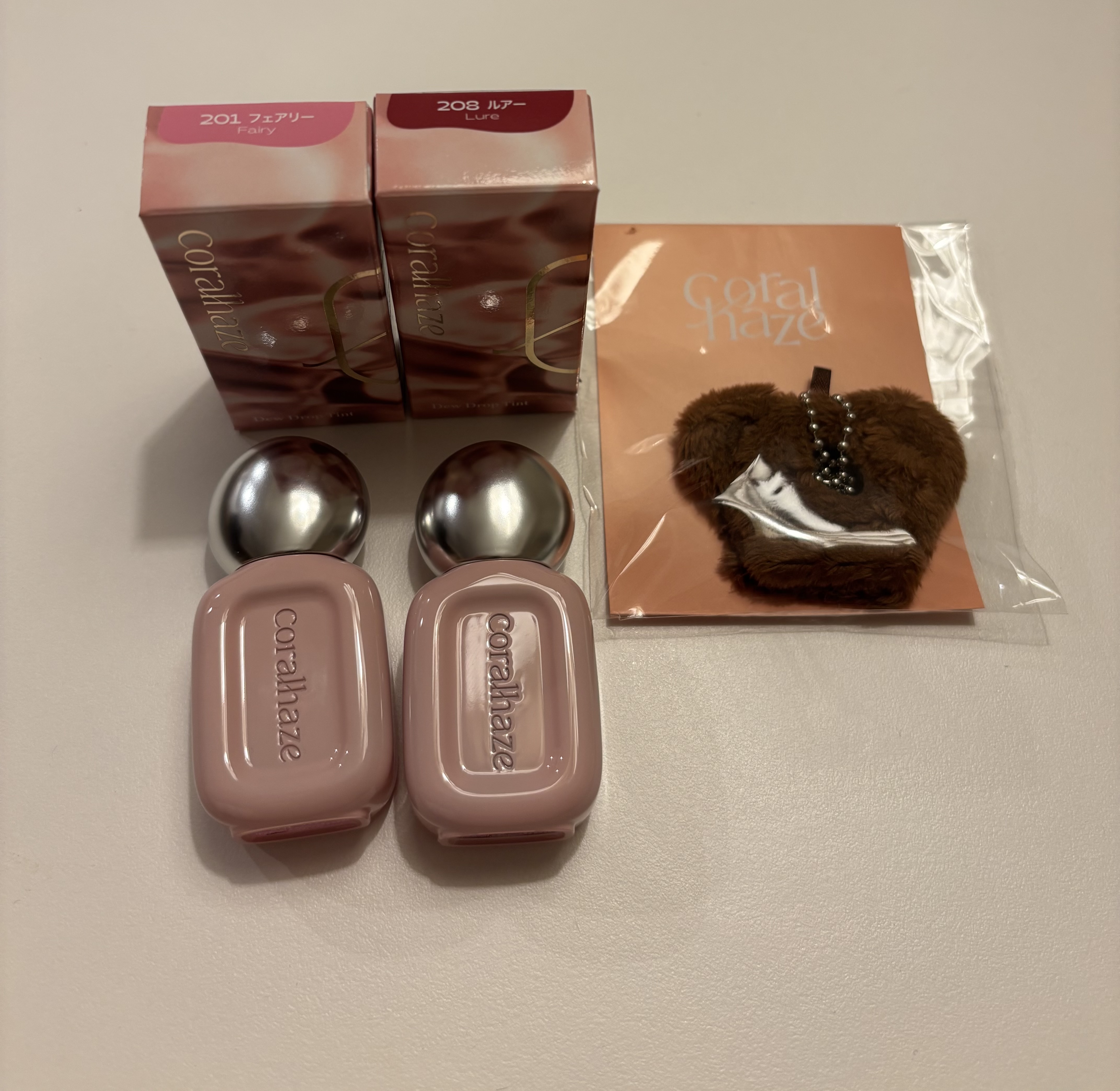 デュー ドロップ ティント 201 フェアリー/Coralhaze/リップティントを使ったクチコミ（1枚目）