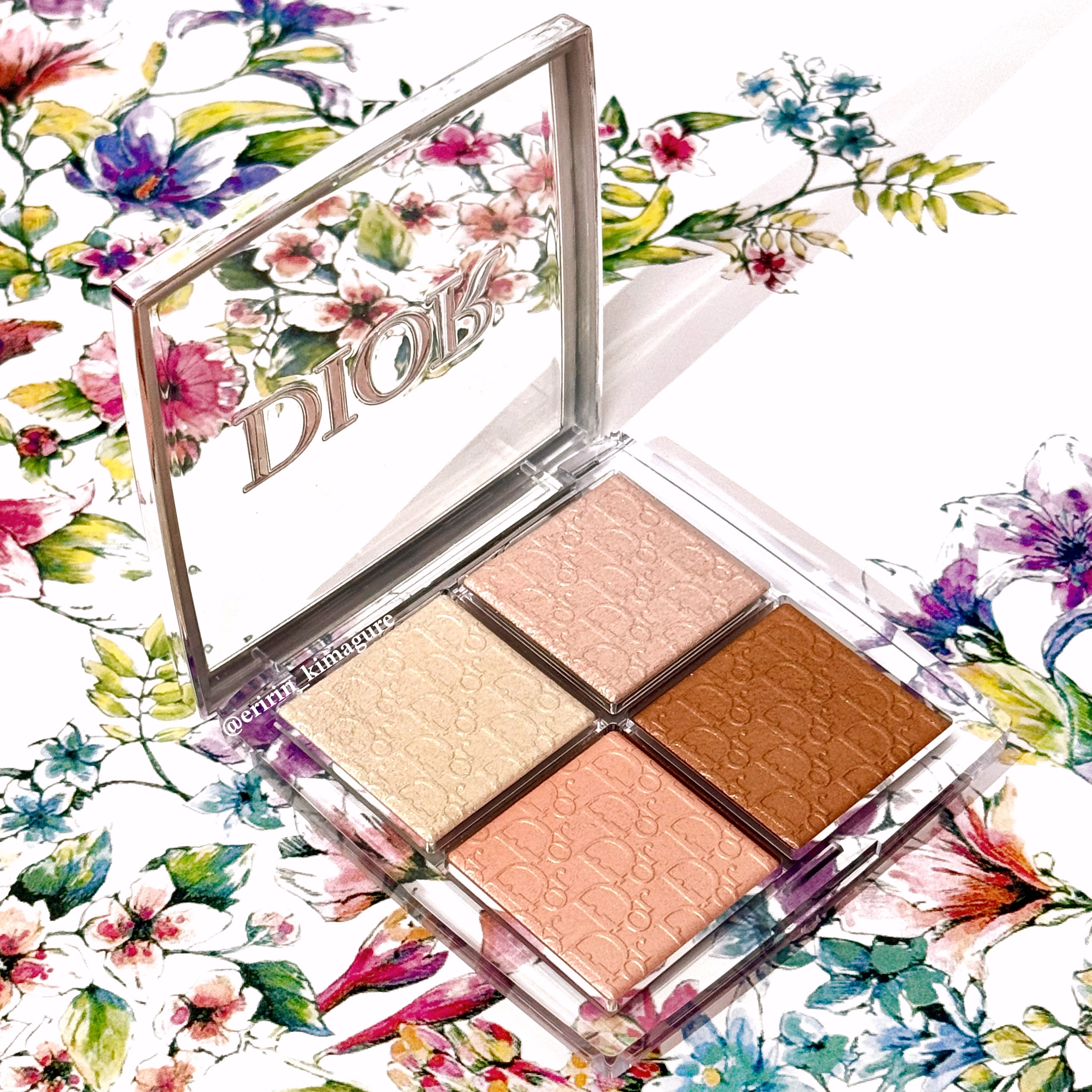 ディオール バックステージ フェイス グロウ パレット 002/Dior/ハイライトを使ったクチコミ（3枚目）