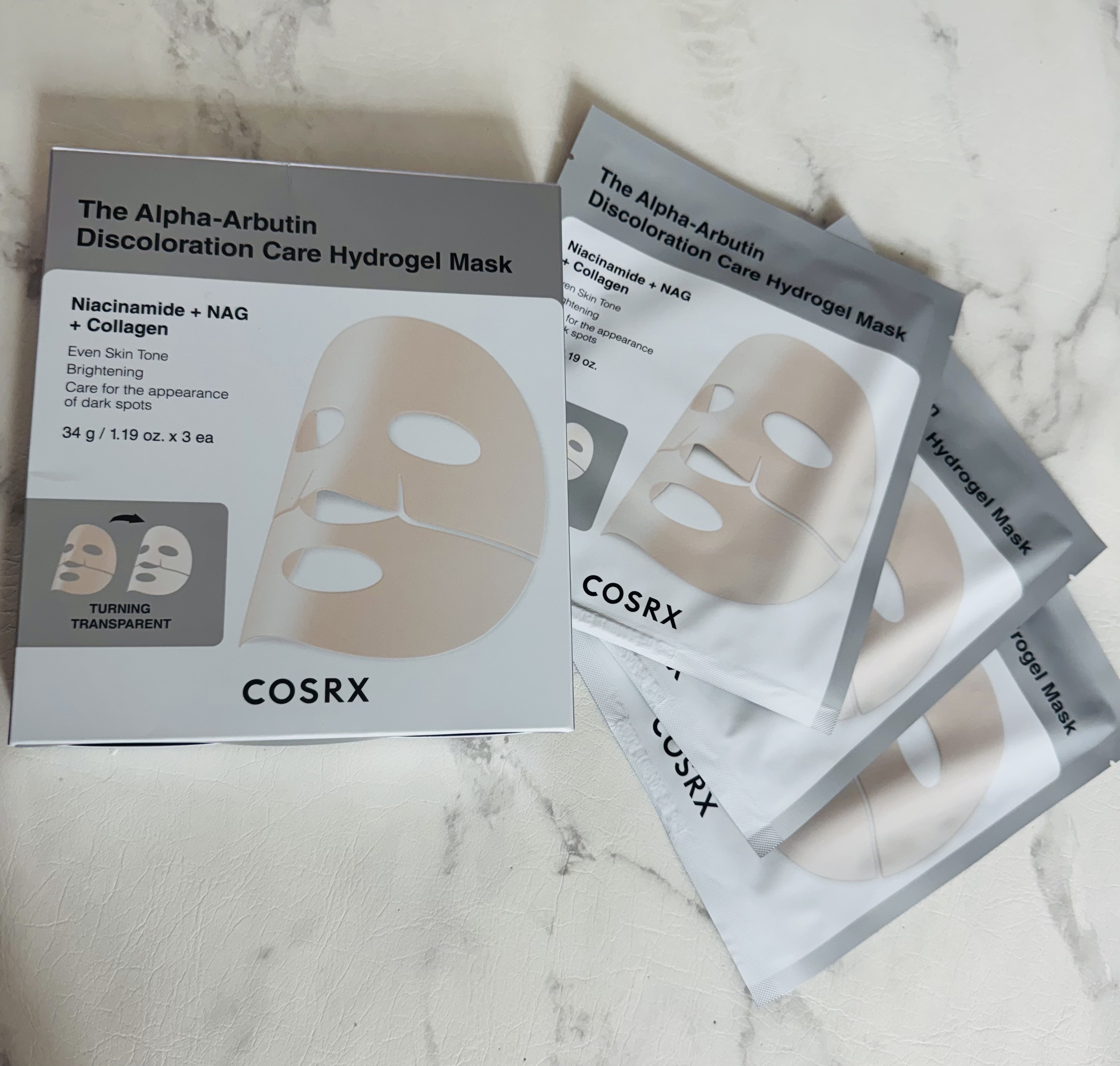 RXザ・アルファ アルブチン ハイドロゲルパック/COSRX/シートマスク・パックを使ったクチコミ（1枚目）