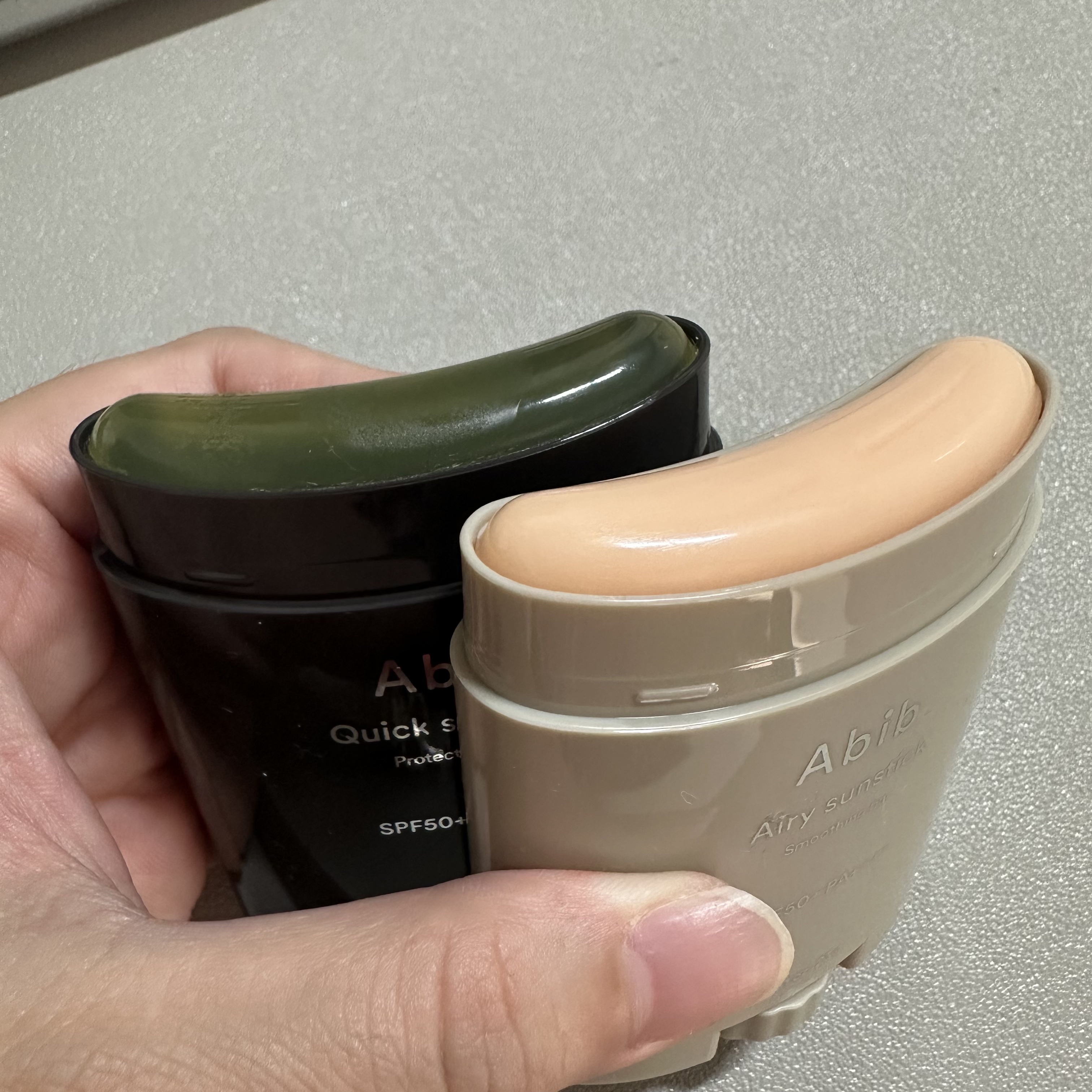 クイック サンスティック プロテクションバー/Abib /日焼け止めスティックを使ったクチコミ（2枚目）