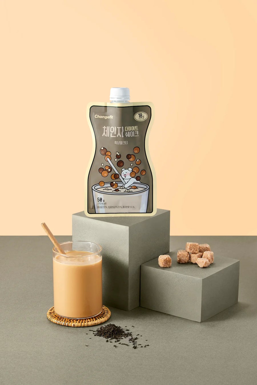 チェンジフィット 黒糖ミルクティー味