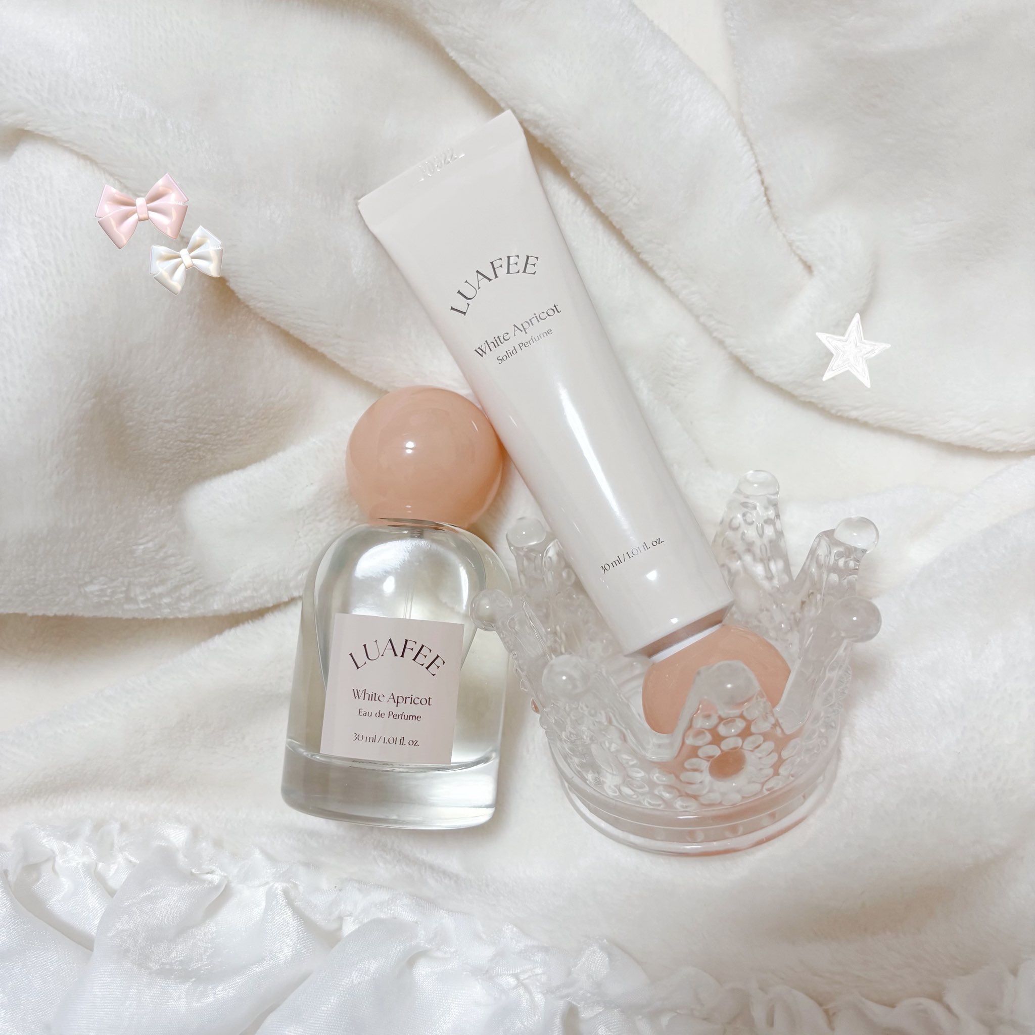 ソリッド パフューム ホワイトアプリコット/LUAFEE/練り香水を使ったクチコミ（2枚目）