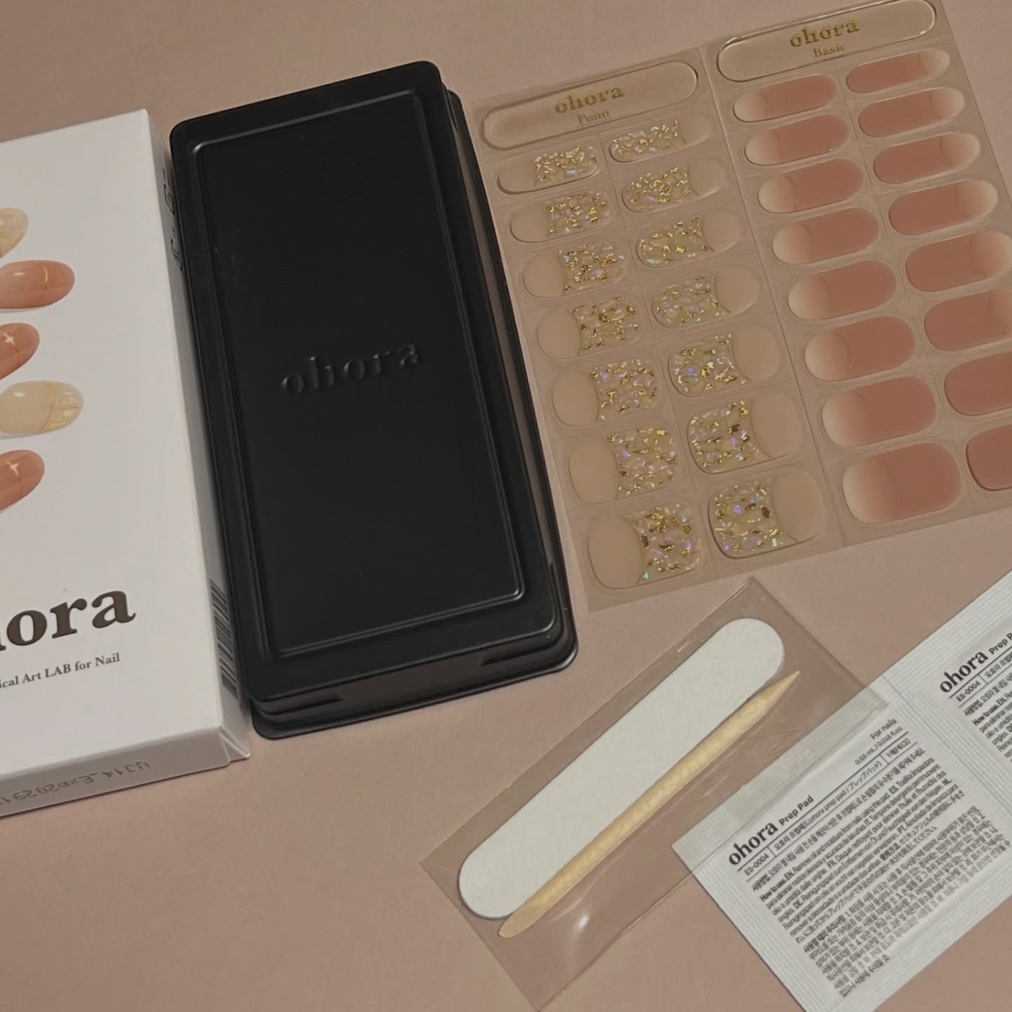 セミキュアジェルネイル（ハンド）/ohora/ネイルシールを使ったクチコミ（2枚目）