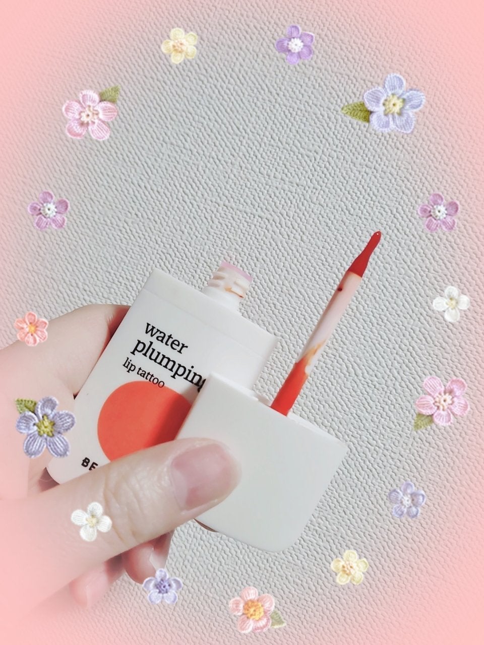 ウォータープランピング リップタトゥー/ベリサム/口紅を使ったクチコミ(1枚目)