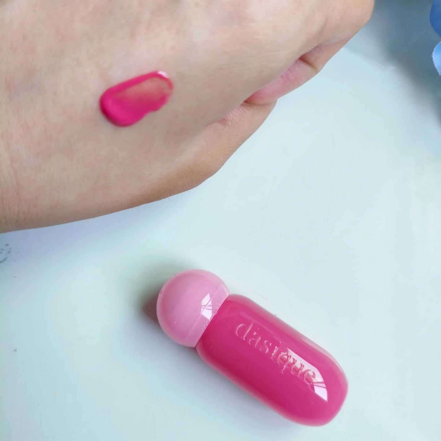 ジューシーデューイグロウティント/dasique/リップティントを使ったクチコミ(3枚目)