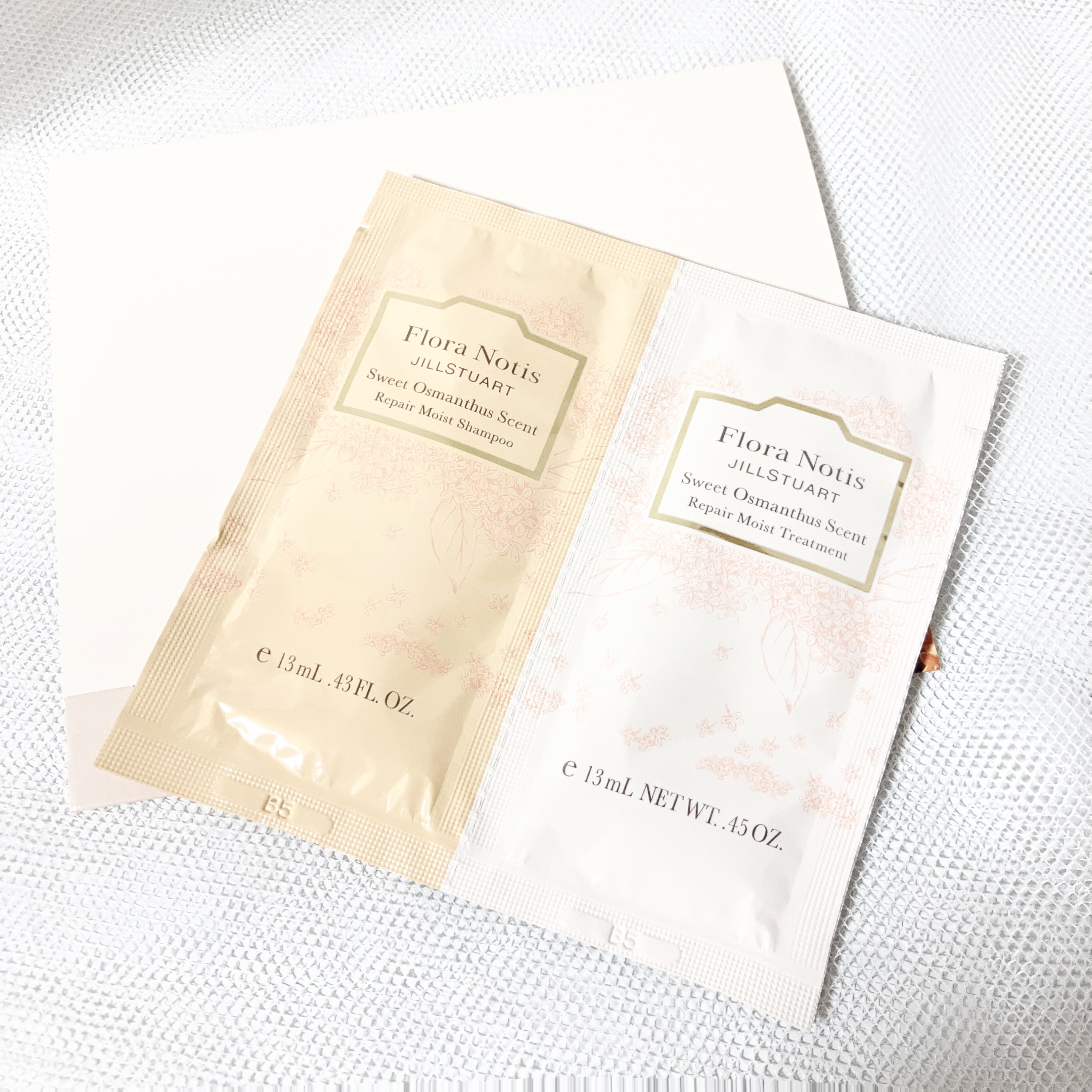 スウィートオスマンサス リペアモイストシャンプー / リペアモイストトリートメント/Flora Notis JILL STUART/市販シャンプーを使ったクチコミ（1枚目）