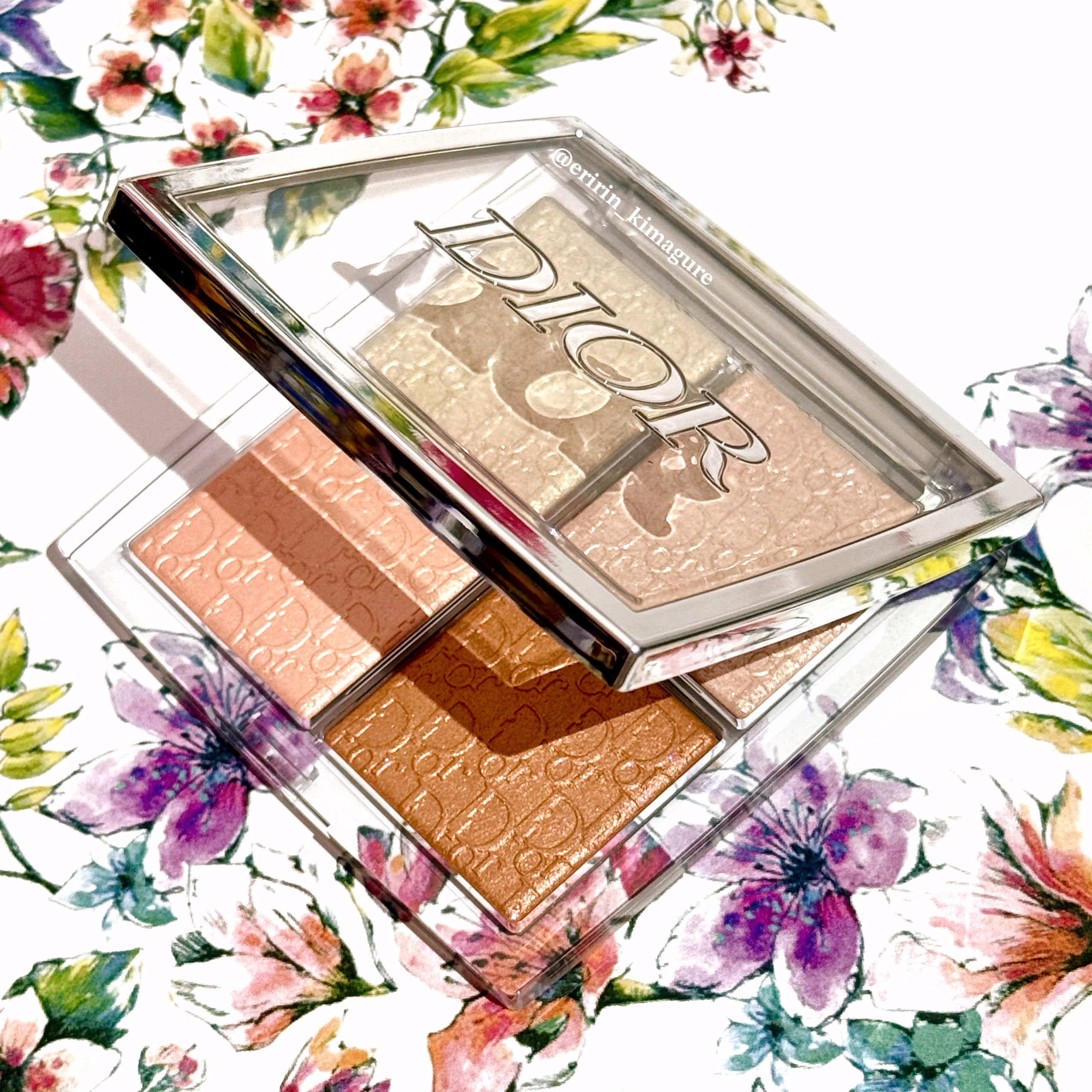 ディオール バックステージ フェイス グロウ パレット 002/Dior/ハイライトを使ったクチコミ（2枚目）