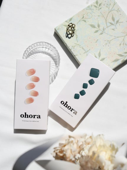 セミキュアジェルネイル(ハンド)/ohora/ネイルシールを使ったクチコミ(1枚目)