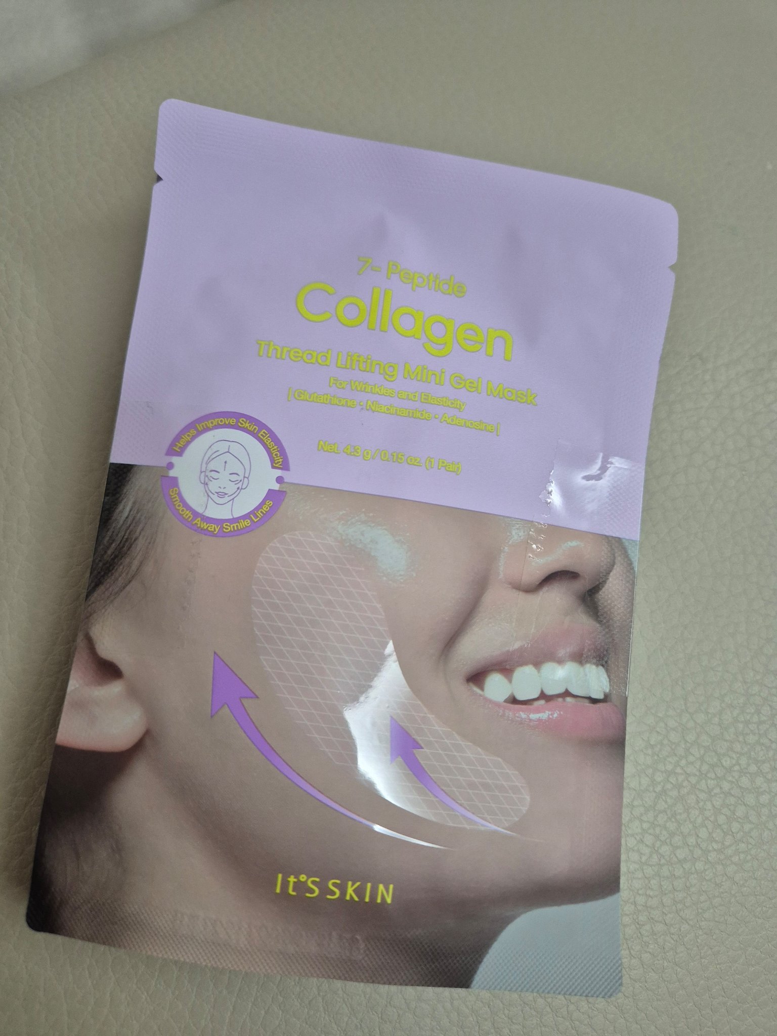 7-ペプチド コラーゲン 糸リフト ミニ ジェルマスク/It's skin/シートマスク・パックを使ったクチコミ（1枚目）