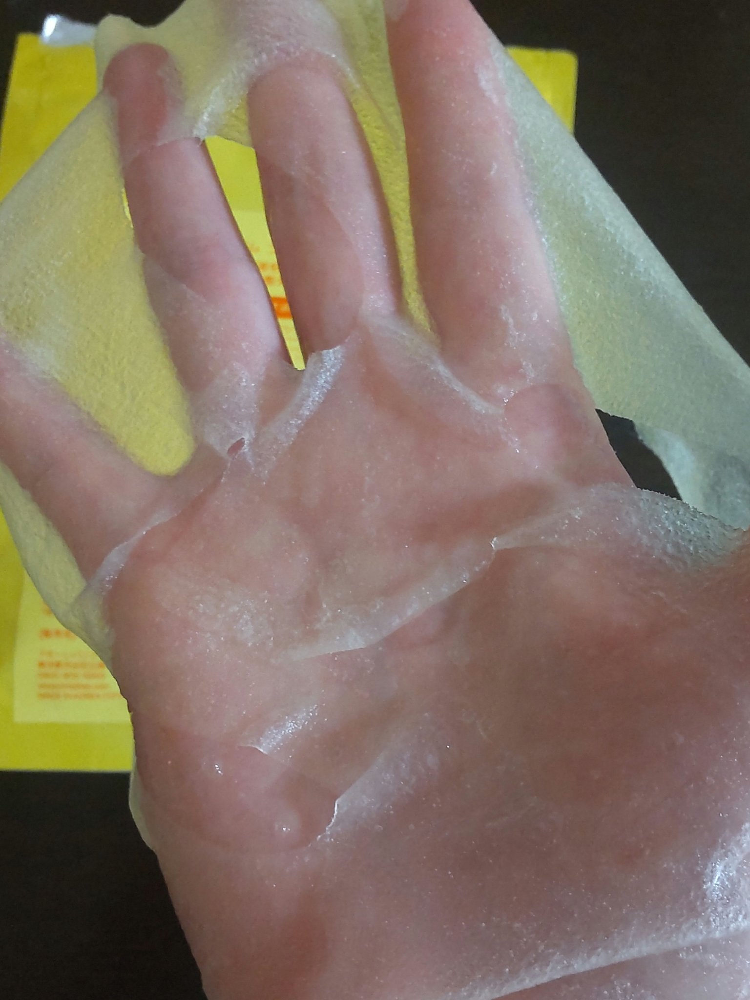 ビタC　グリーンティーエンザイム　ブライト　マスク　/innisfree/シートマスク・パックを使ったクチコミ（3枚目）