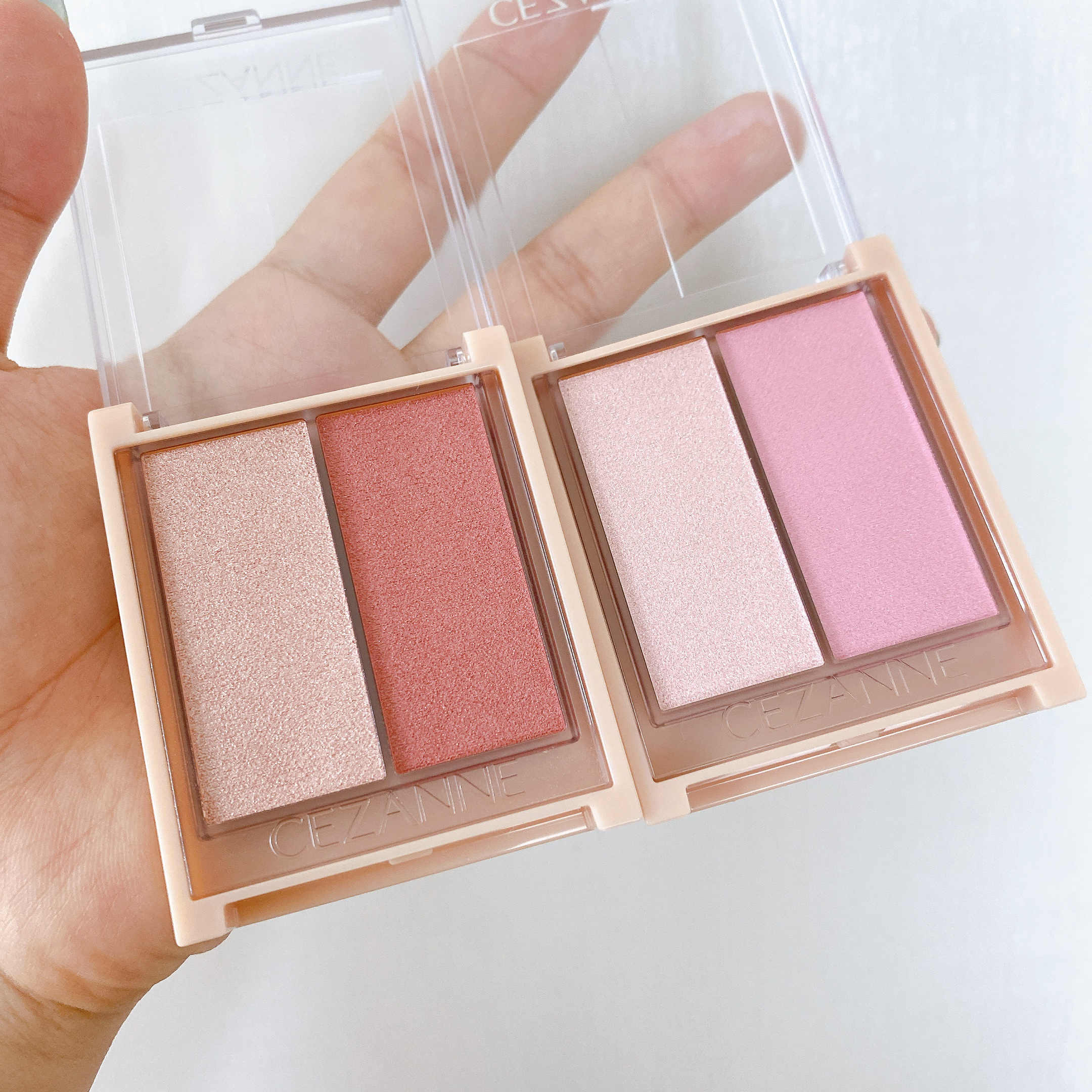 フェイスグロウカラー/CEZANNE/クリームハイライトを使ったクチコミ（2枚目）