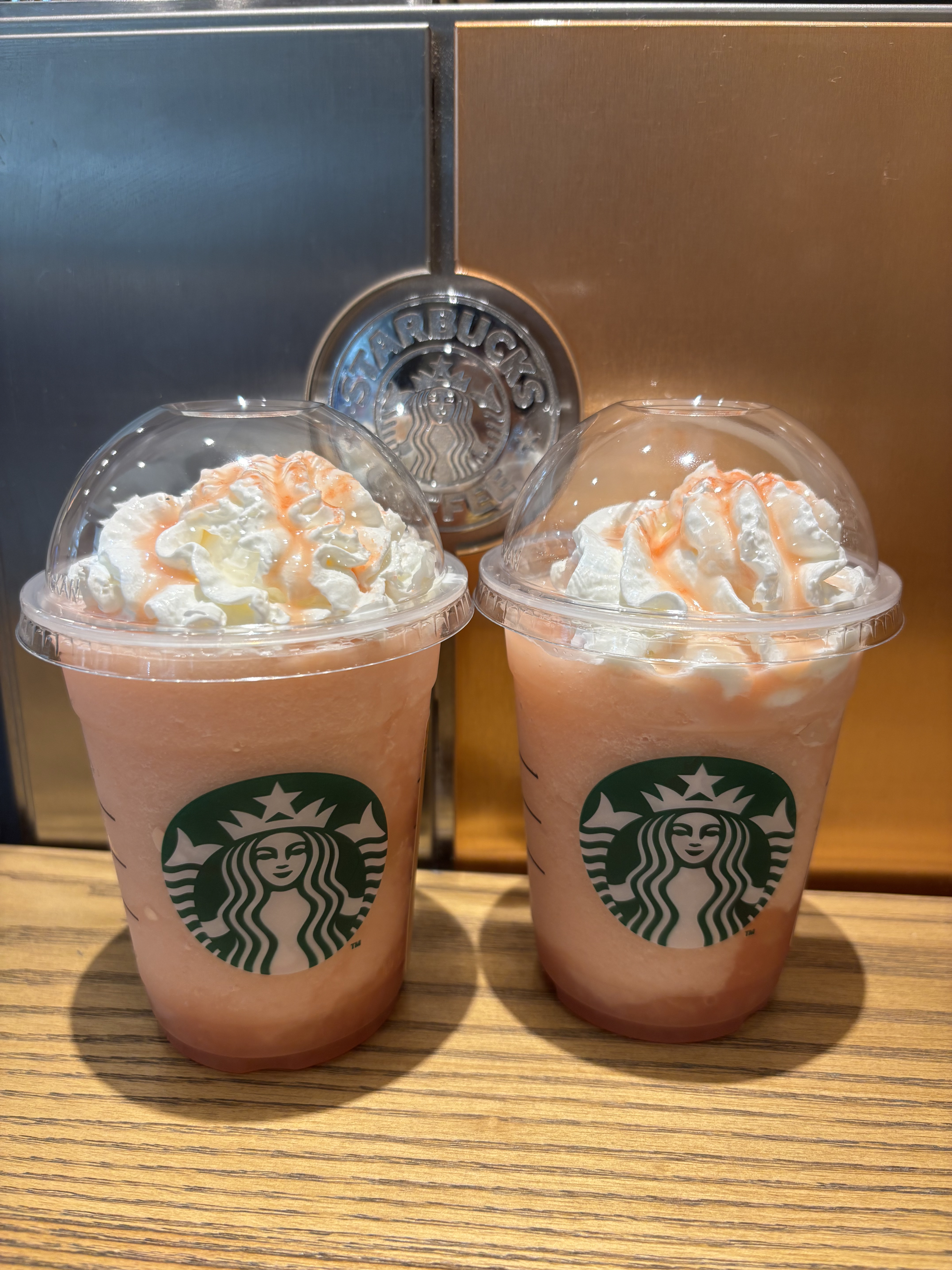 ヘブンリー ピーチ フラペチーノ® /スターバックス/その他ドリンクを使ったクチコミ（1枚目）