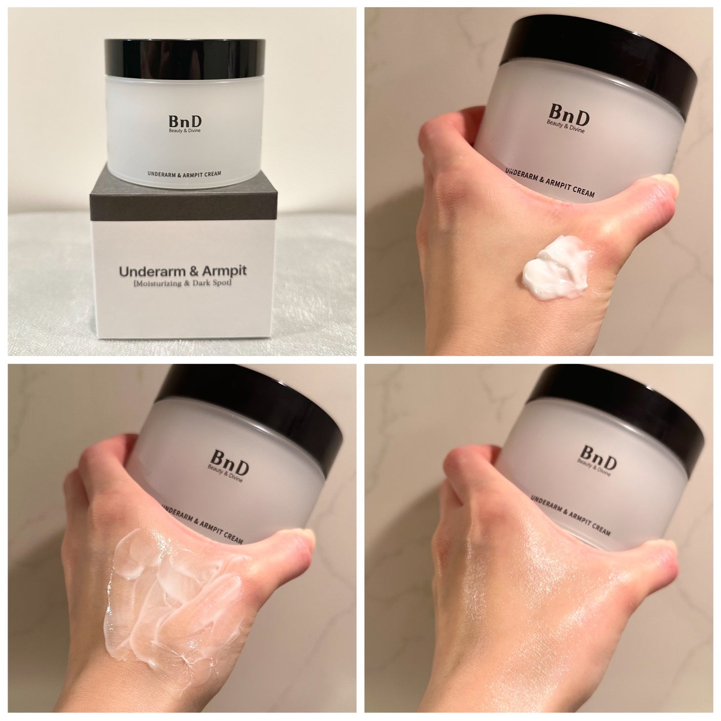 BnDアンダーアームクリーム(ボディクリーム)/BnD/デリケートゾーンケアを使ったクチコミ(1枚目)