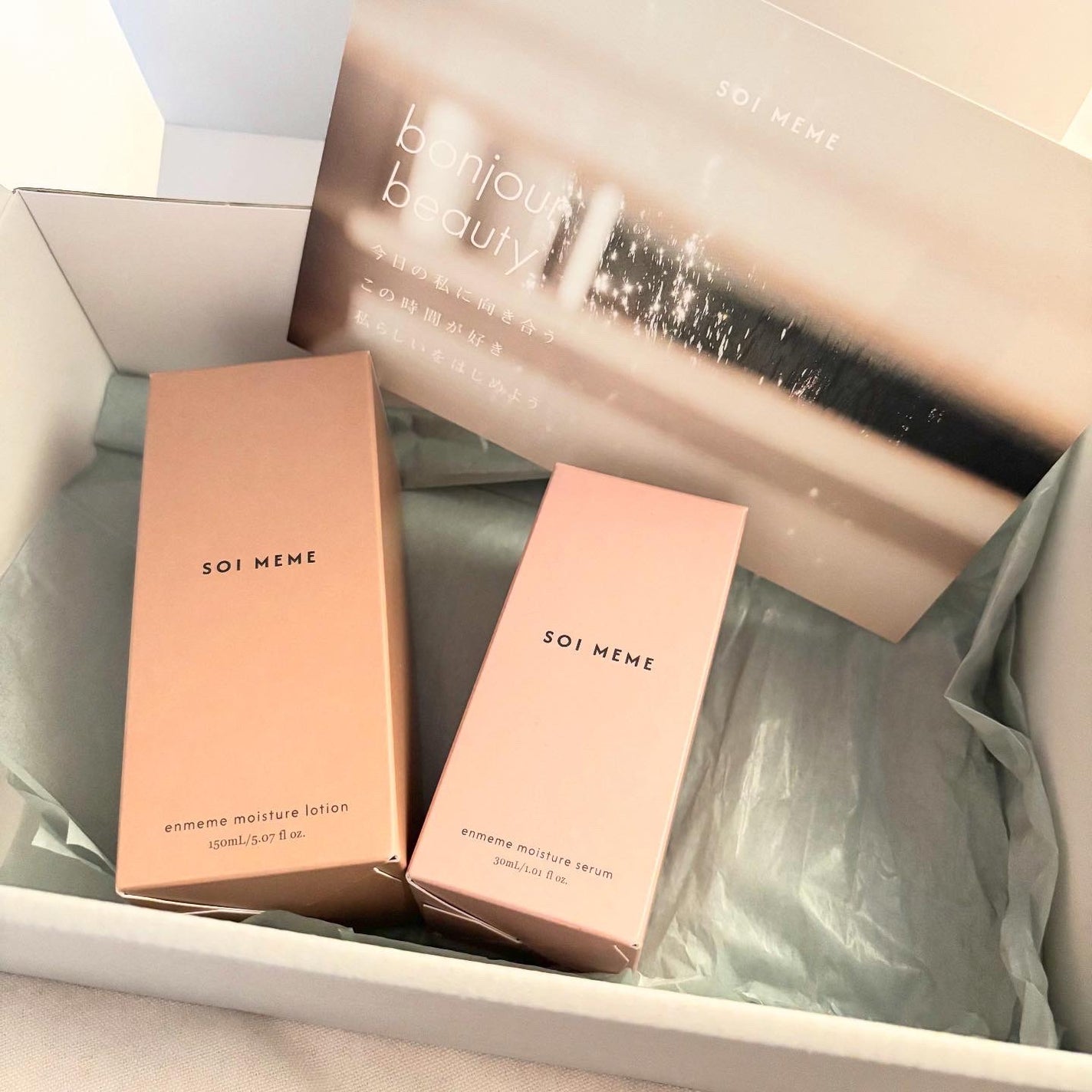 アンメーム モイスチャーローション&セラムセット/SOI MEME/その他キットセットを使ったクチコミ(4枚目)