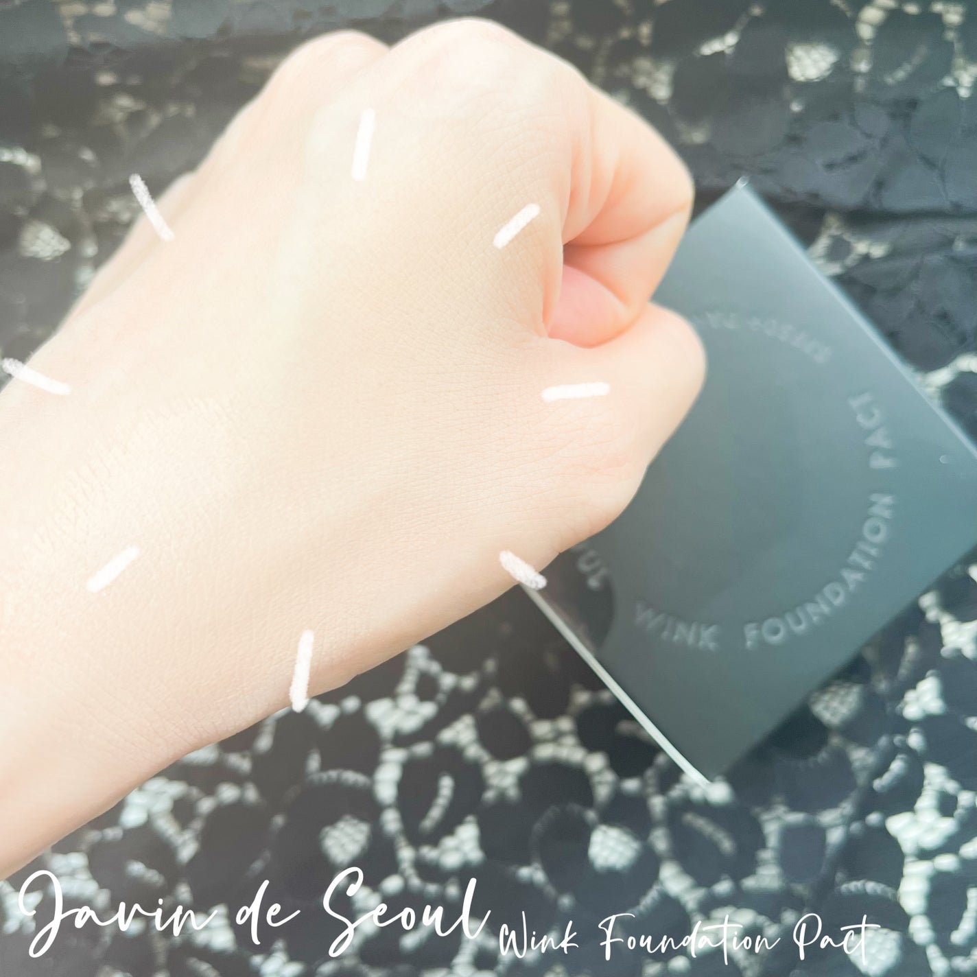ジャビンドゥソウル ウインクファンデーションパクト/Javin De Seoul/クッションファンデーションを使ったクチコミ(5枚目)