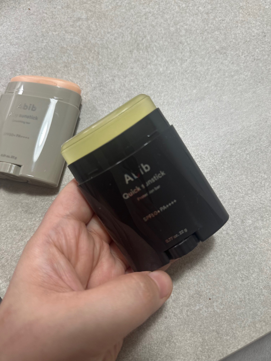 クイック サンスティック プロテクションバー/Abib /日焼け止めスティックを使ったクチコミ（3枚目）
