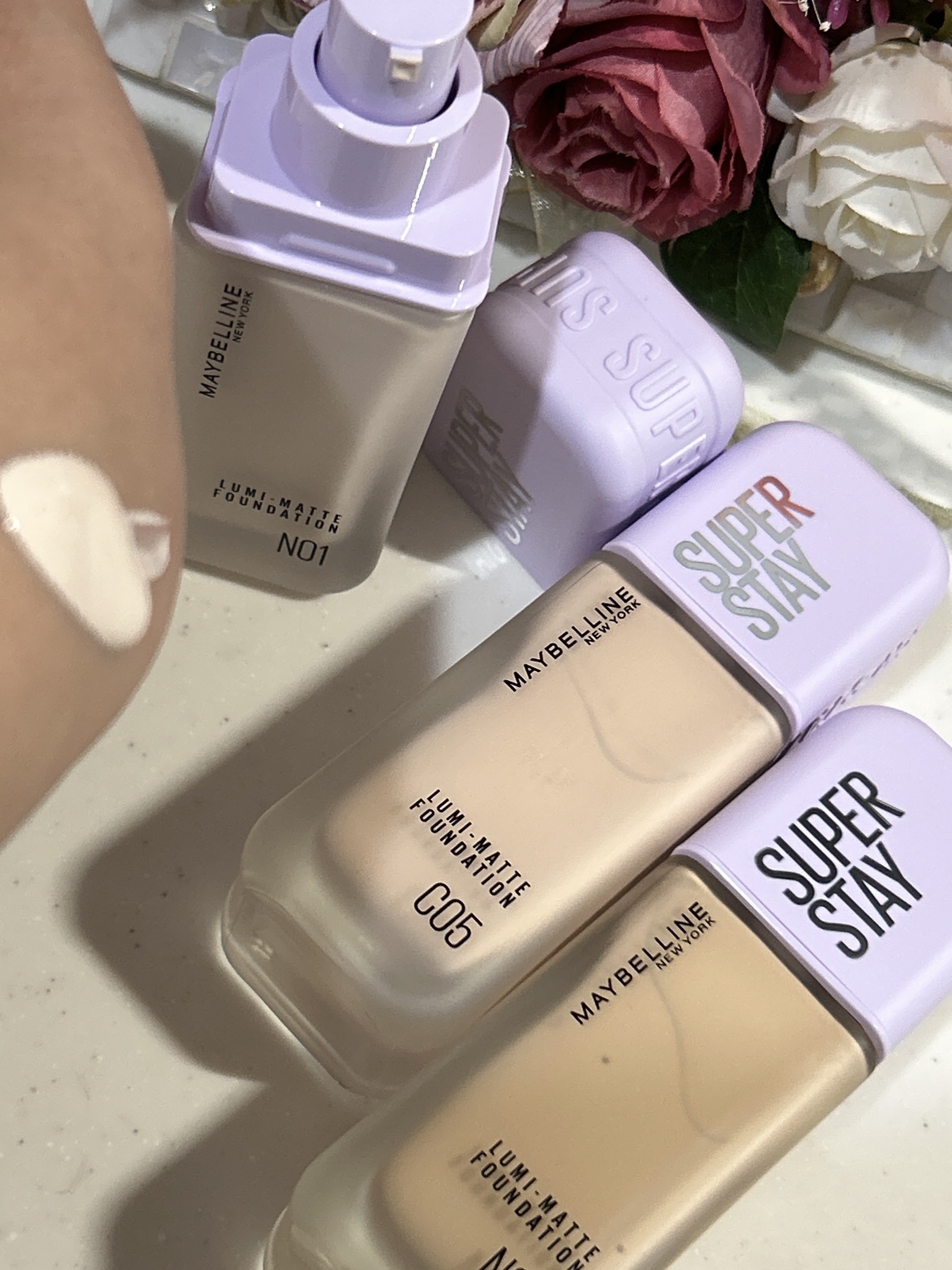 SPステイ ルミマット リキッド ファンデーション/MAYBELLINE NEW YORK/リキッドファンデーションを使ったクチコミ（2枚目）