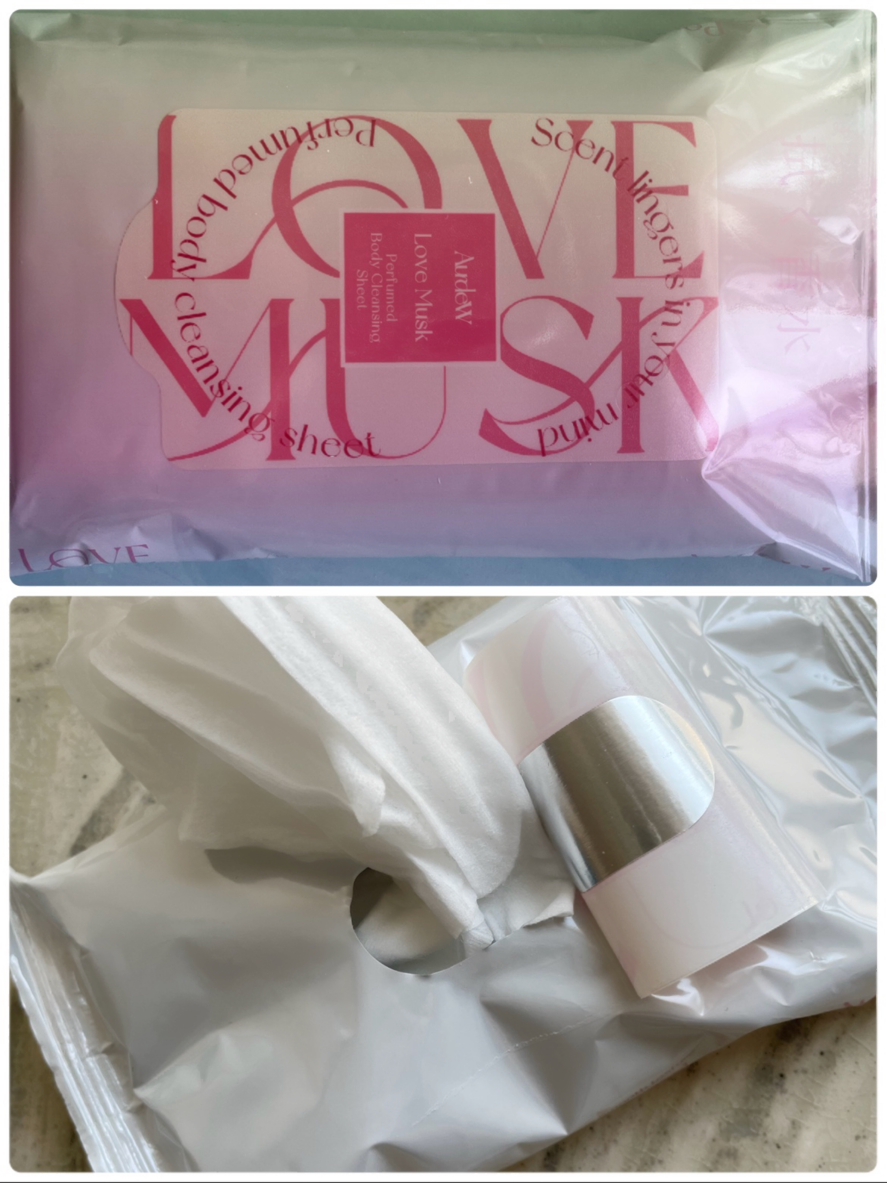 AurdeW（オーデュー）パフュームボディクレンジングシート　ラブムスク/AurdeW/ボディシートを使ったクチコミ（2枚目）