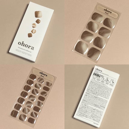 セミキュアジェルネイル(ハンド)/ohora/ネイルシールを使ったクチコミ(5枚目)