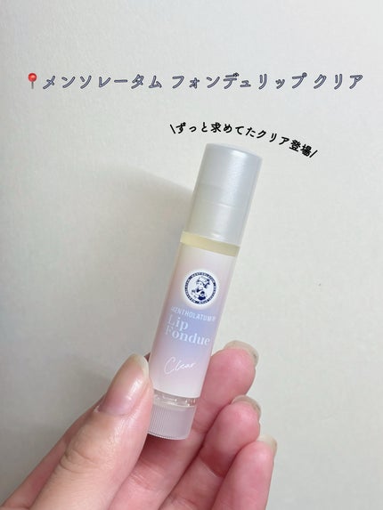 メンソレータム リップフォンデュ/メンソレータム/リップバームを使ったクチコミ(1枚目)