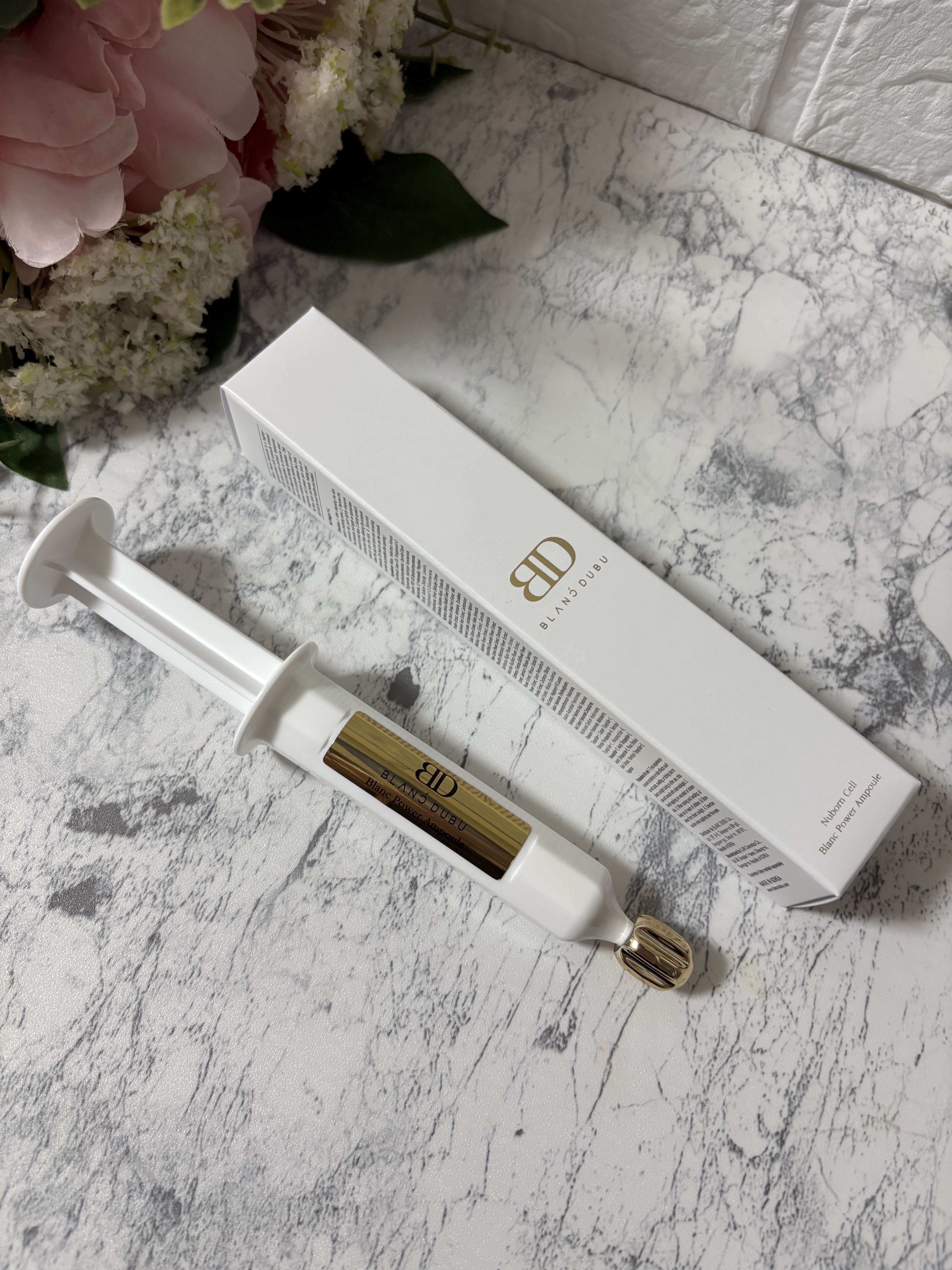 [ブランドゥブ] ヌボンセル ブランパワーアンプル/BLANC DUBU/美容液を使ったクチコミ（1枚目）