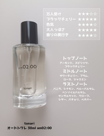 tonari オードトワレ /tonari/香水(レディース)を使ったクチコミ(3枚目)