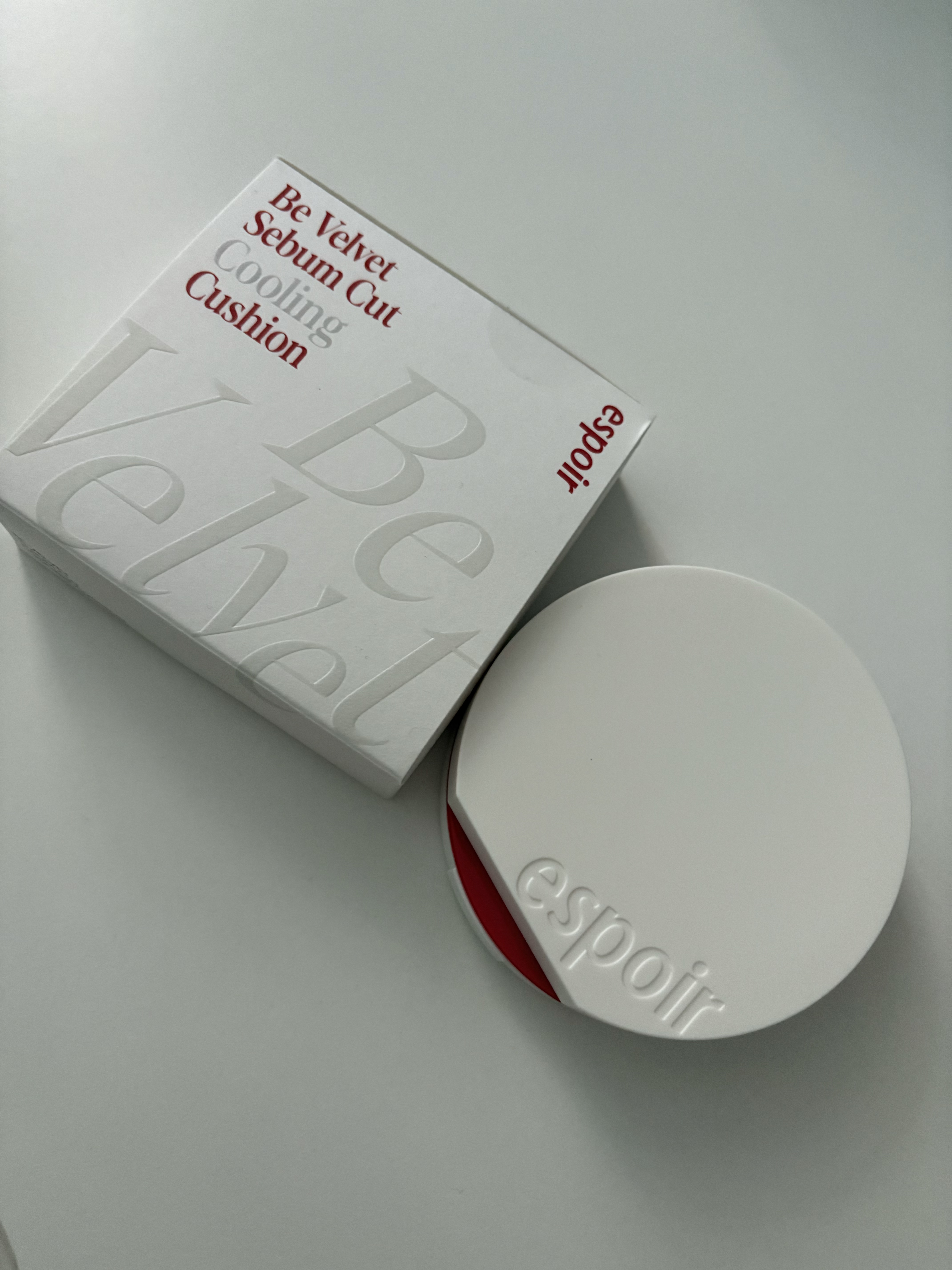 ビーベルベット セバムカットクッション/espoir/プレストパウダーを使ったクチコミ（1枚目）