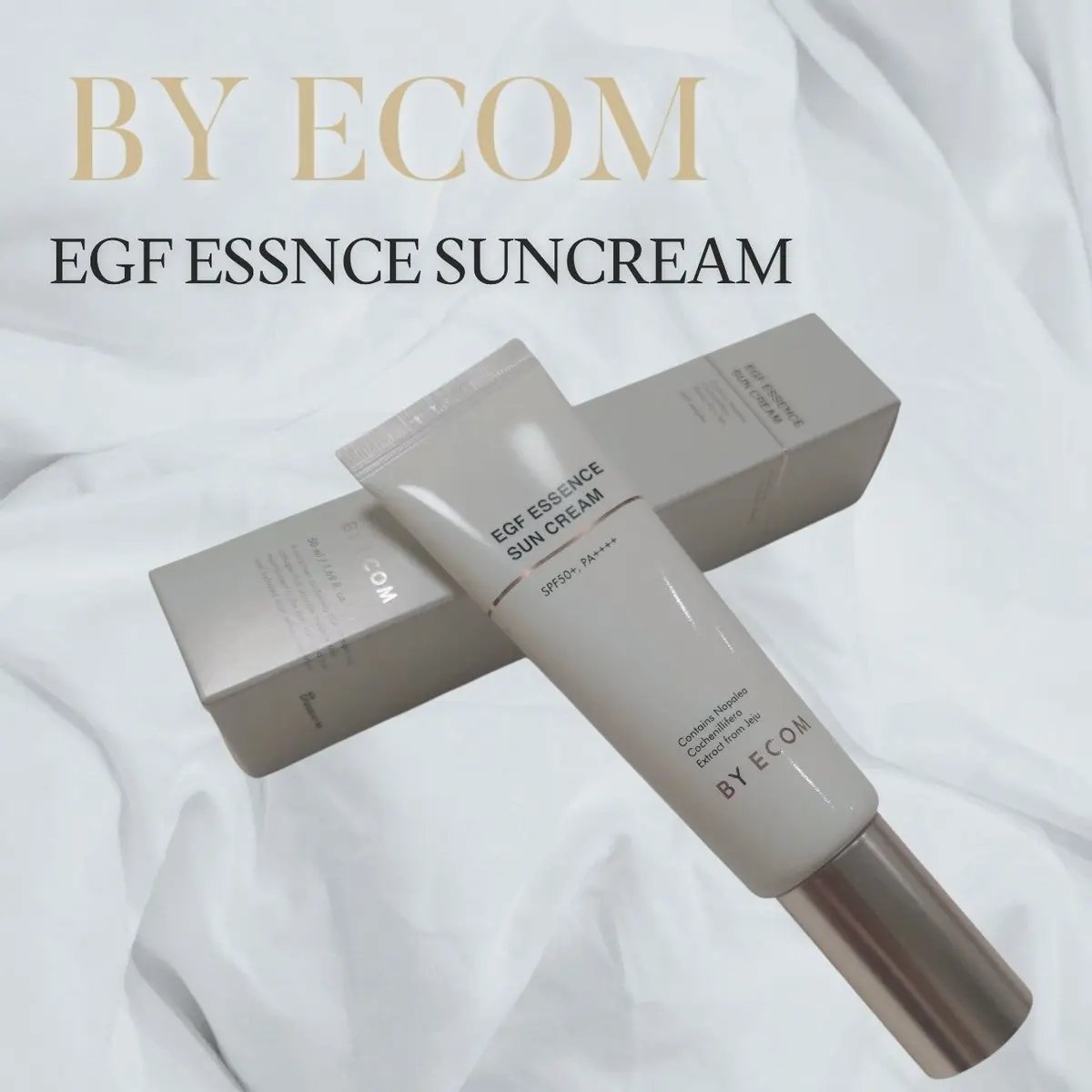 EGF エッセンスサンクリーム/BY ECOM/日焼け止めクリームを使ったクチコミ（1枚目）