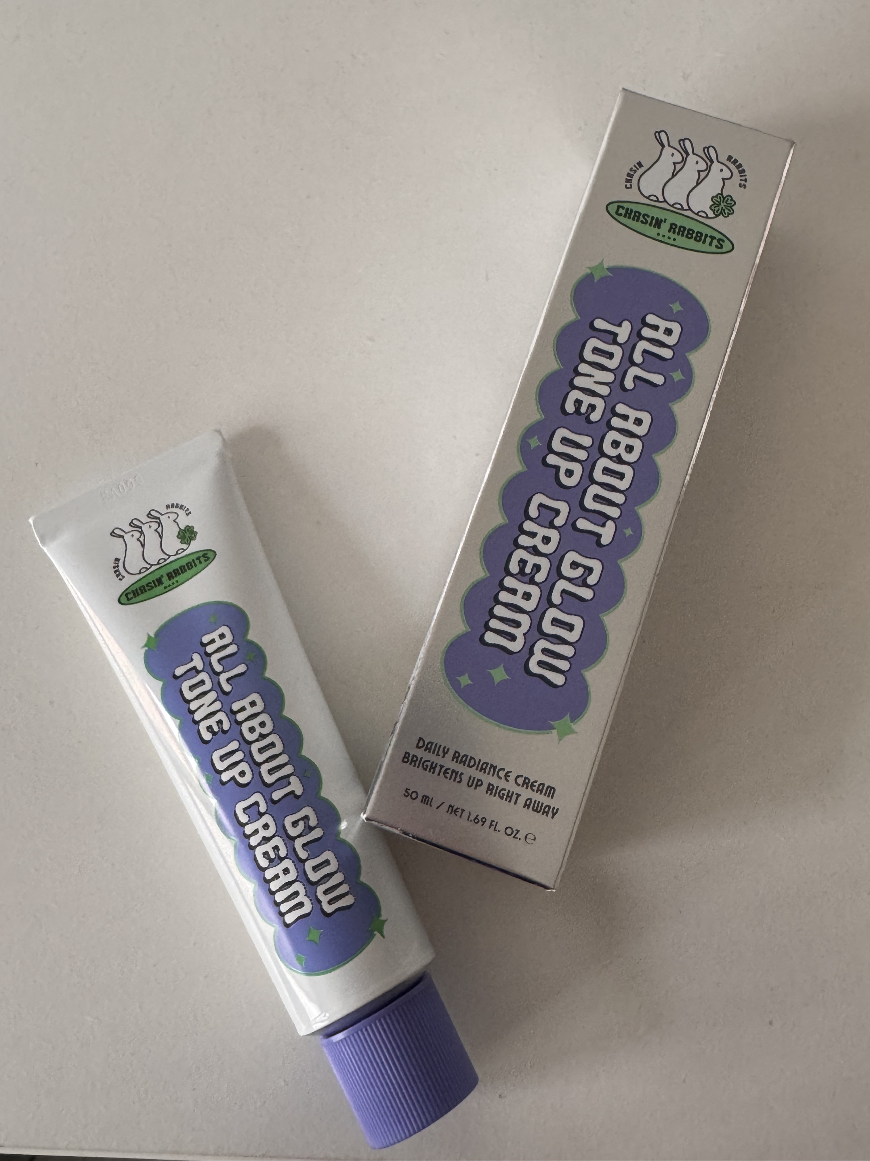 オールアバウトグロウトーンアップクリーム/CHASIN'RABBITS/化粧下地を使ったクチコミ（1枚目）