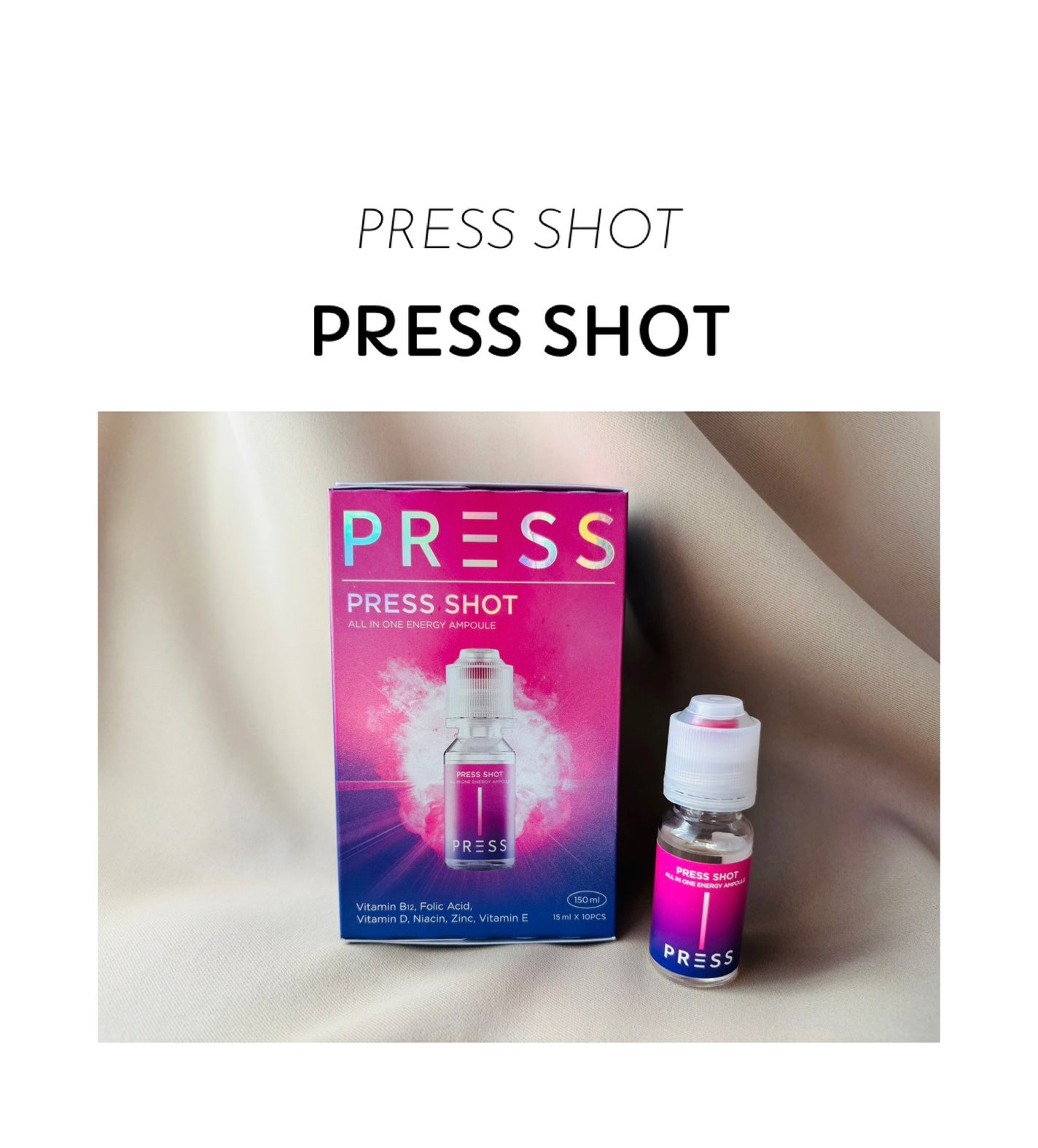 PRESS SHOT/PRESS SHOT/美容サプリメントを使ったクチコミ(1枚目)