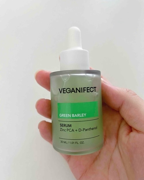 青麦ジンクセラム/Veganifect/美容液を使ったクチコミ（2枚目）