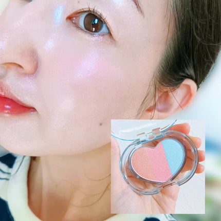 ハート ポケット ビーム 01 虹反射/PERIPERA/ハイライトの画像