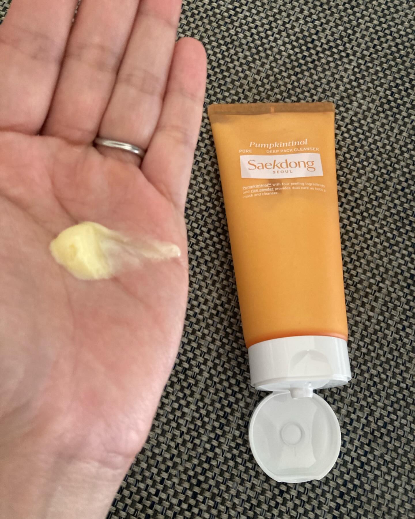 PUMPKINTINOL パッククレンザー/Saekdong SEOUL/洗顔フォームを使ったクチコミ（3枚目）