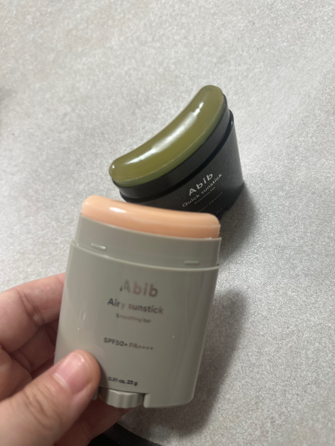 クイック サンスティック プロテクションバー/Abib /日焼け止めスティックを使ったクチコミ（2枚目）