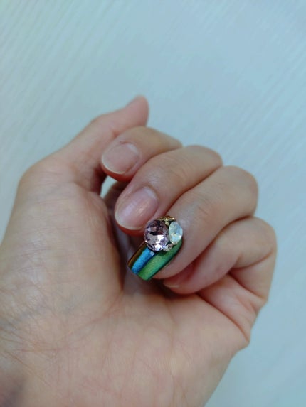 ネイルチップ用両面粘着テープ/セリア/ネイル用品を使ったクチコミ(4枚目)