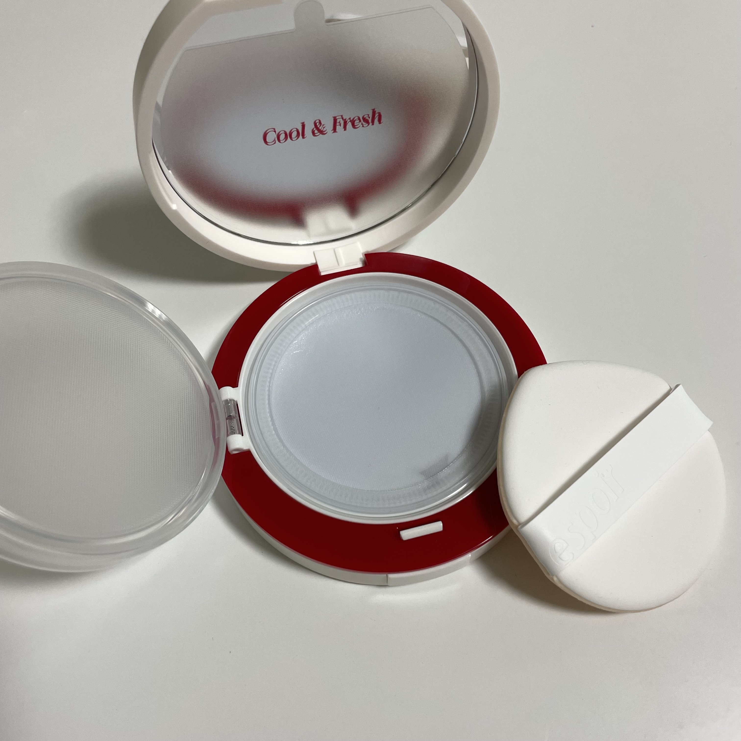 ビーベルベット セバムカットクッション/espoir/プレストパウダーを使ったクチコミ（2枚目）