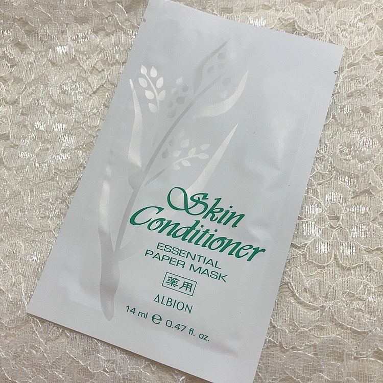アルビオン 薬用スキンコンディショナー エッセンシャル ペーパーマスク E/ALBION/シートマスク・パックを使ったクチコミ（1枚目）