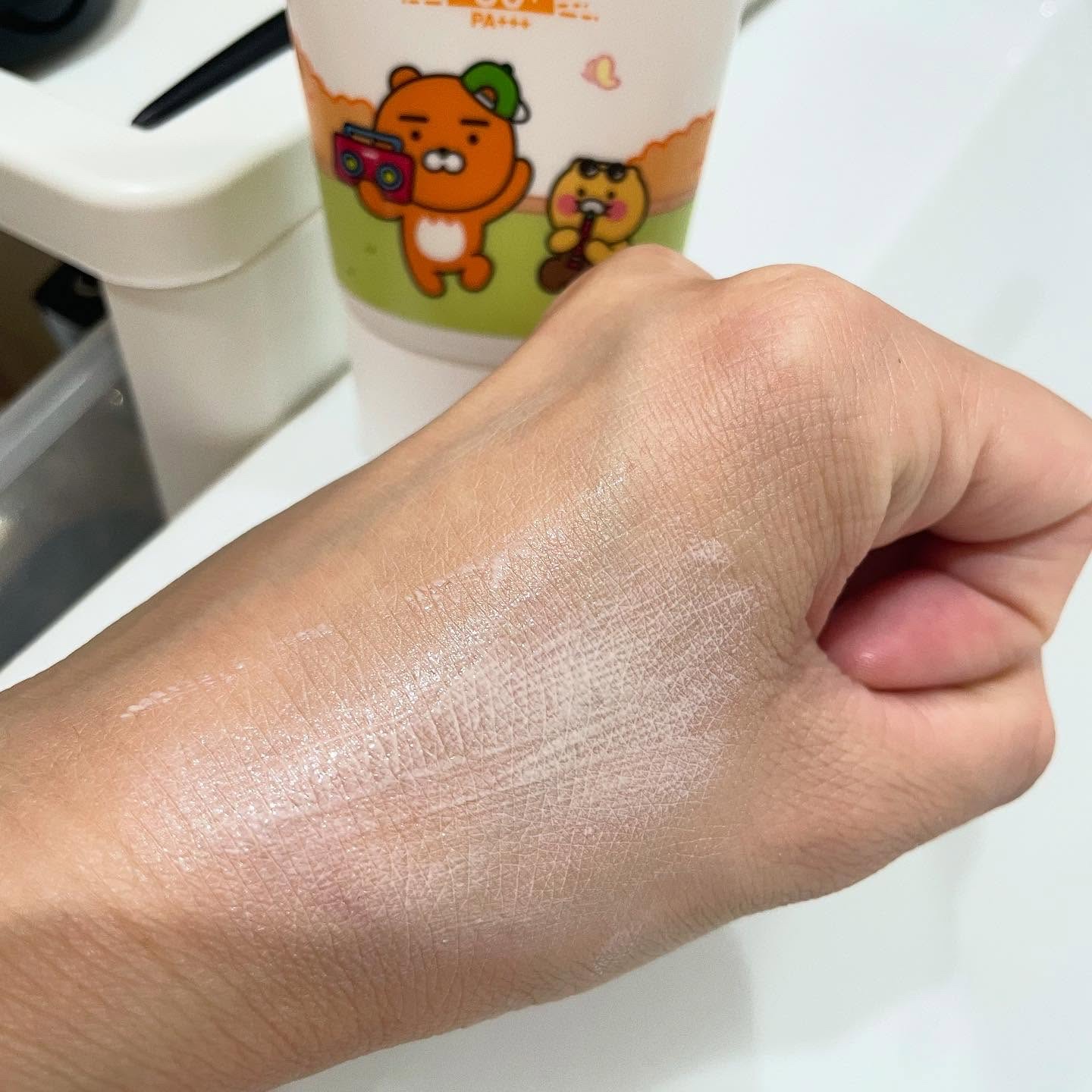 ブライトニングアップサンプラス 50ml/Dr.G/日焼け止めクリームを使ったクチコミ（3枚目）