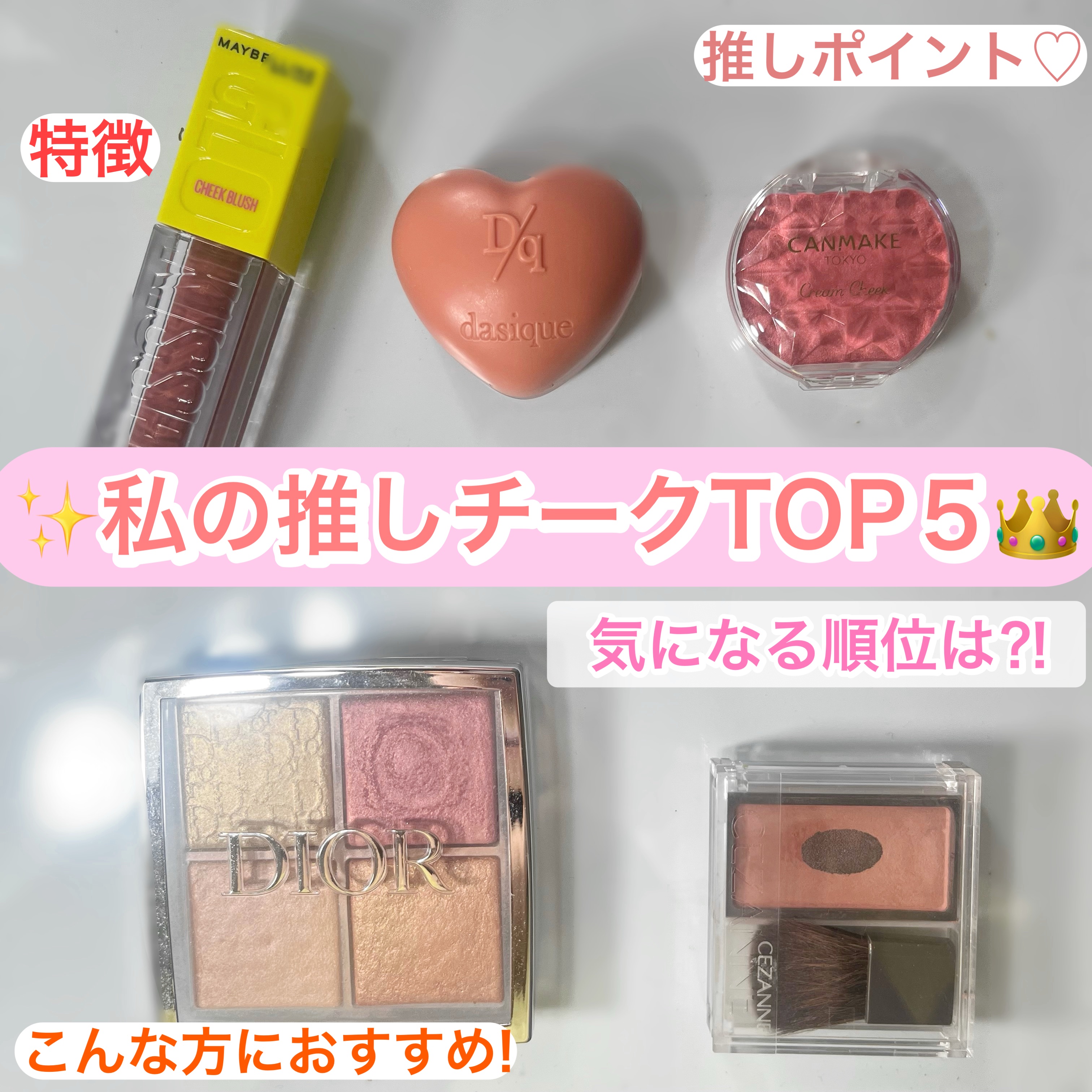 ディオール バックステージ フェイス グロウ パレット/Dior/ハイライトを使ったクチコミ（1枚目）